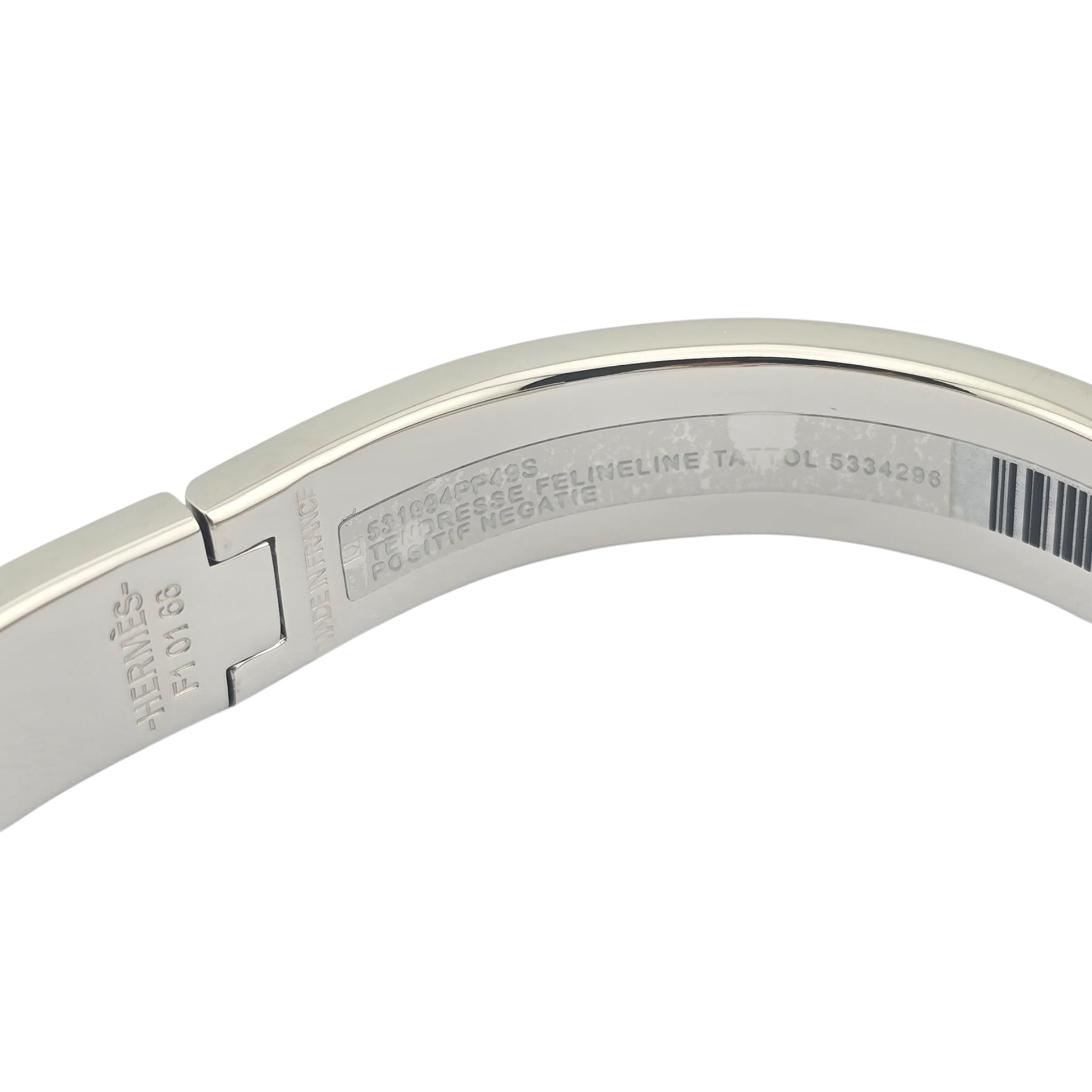 Hermes Clic H Bracelet Pink Palladium GM