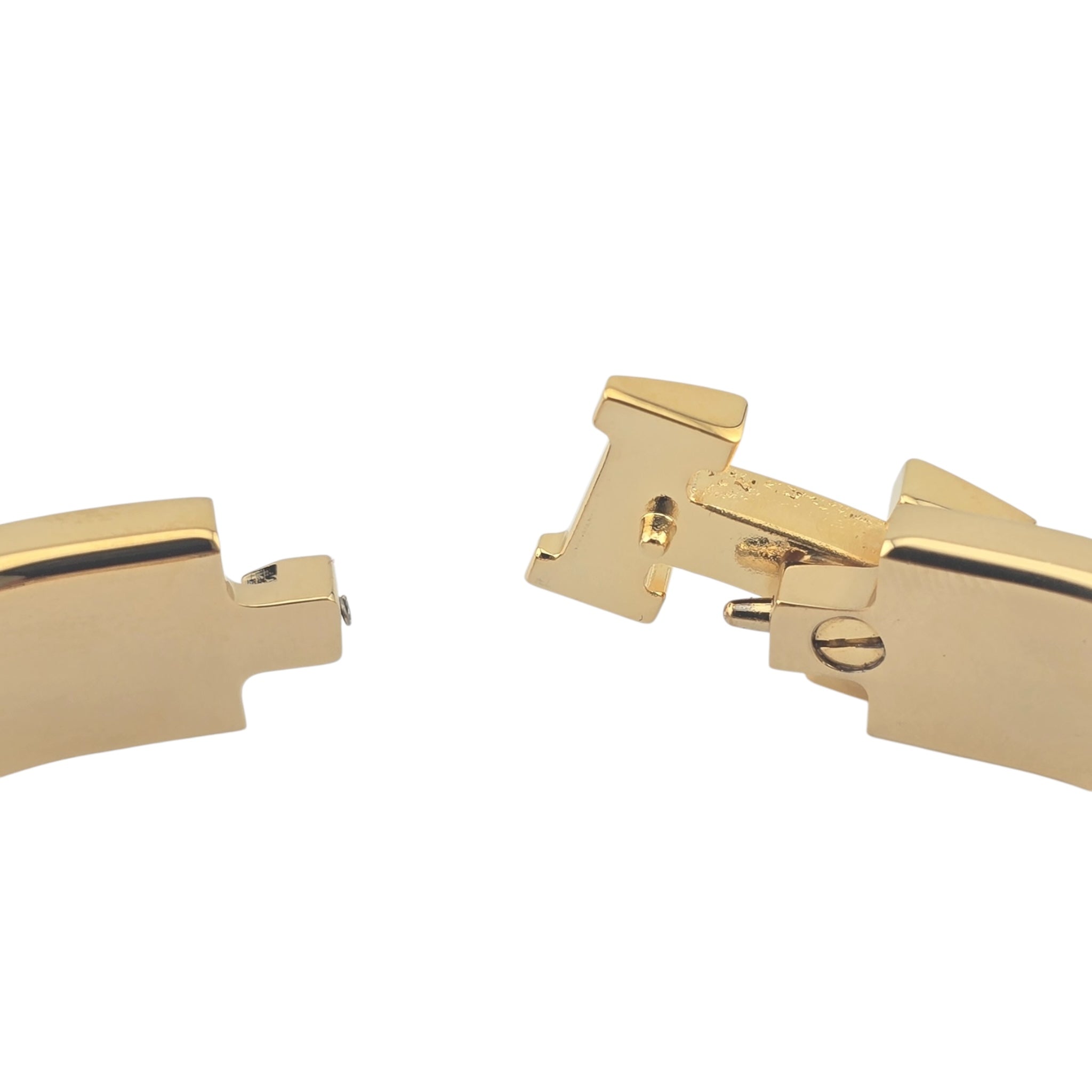 Hermes Clic H Bracelet Black Noir Gold GM