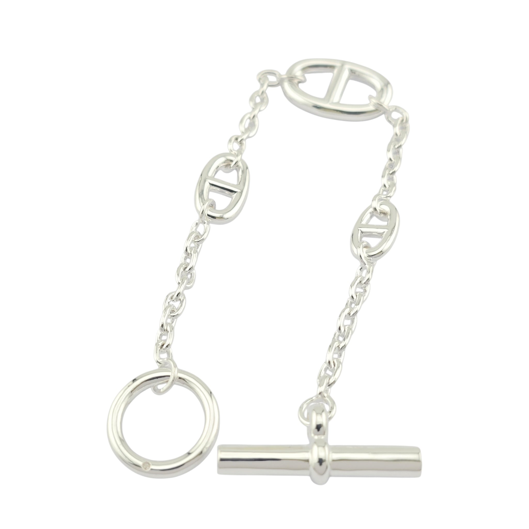 Hermes Sterling Silver Farandole Bracelet ST