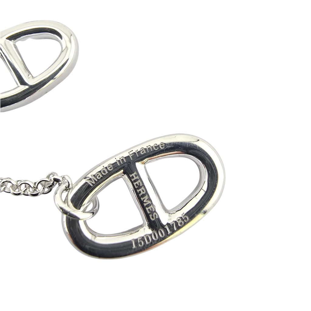 Hermes Farandole Sterling Silver Medium Earrings