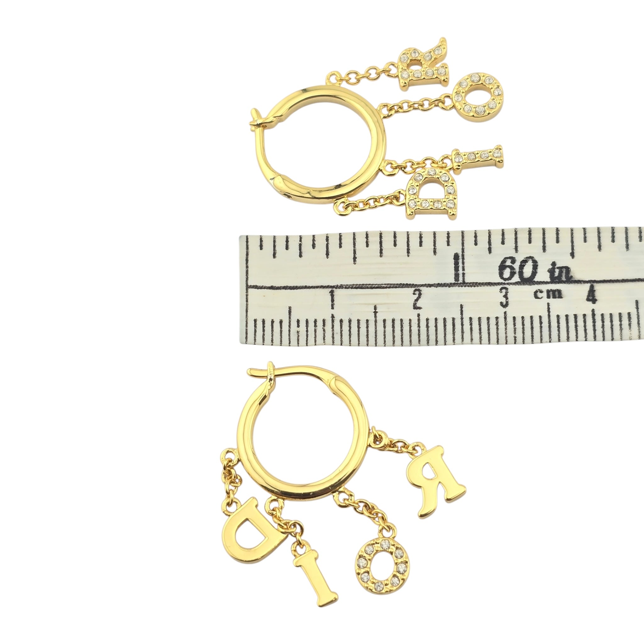 Christian Dior Dio(r)Evolution Gold Hoop Earrings DIOR