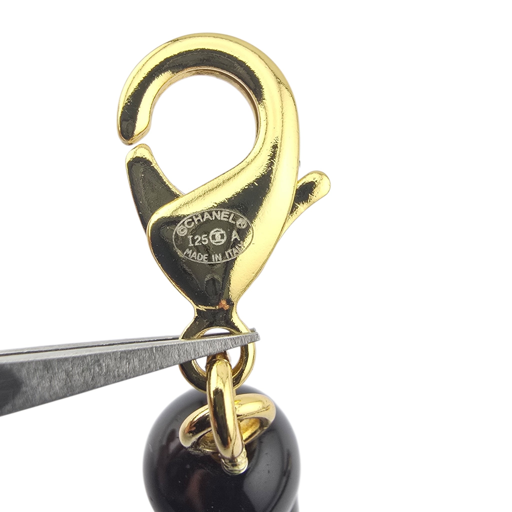 Chanel CC Brown Gold Bead Necklace 2025 CHANEL