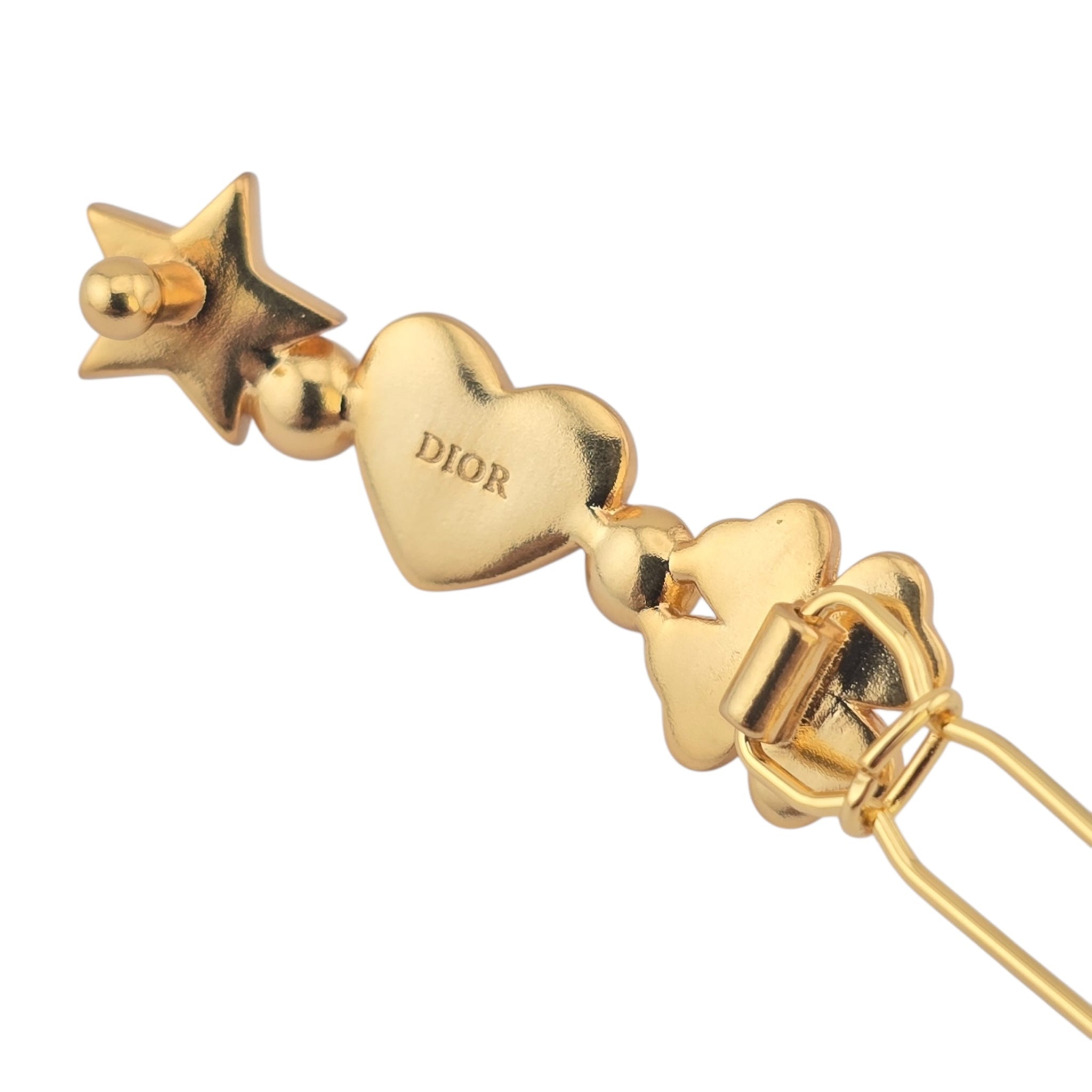 Christian Dior CD Lucky Dior Hair Barrettes DIOR