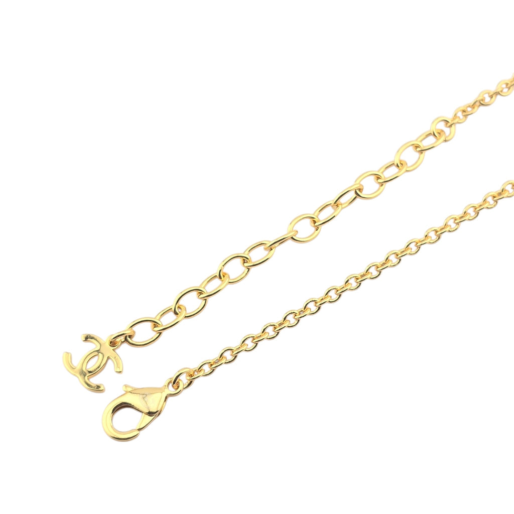 Chanel CC Gold Pencil Pendant Necklace 2025 CHANEL