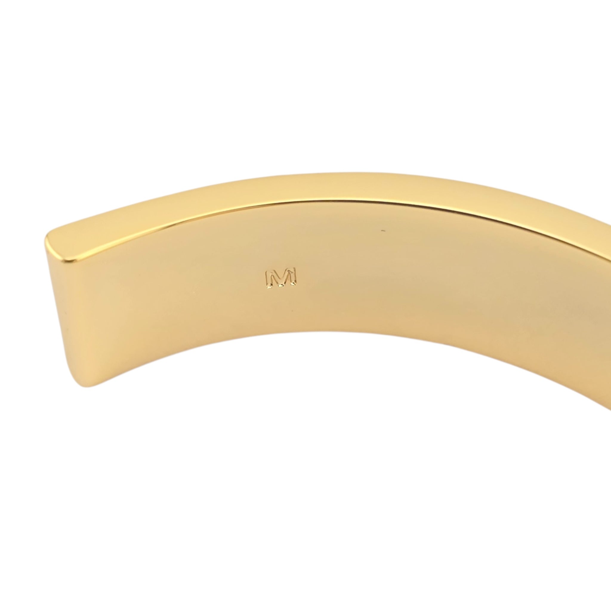 Christian Dior Night Code Bangle Black Enamel Bracelet DIOR