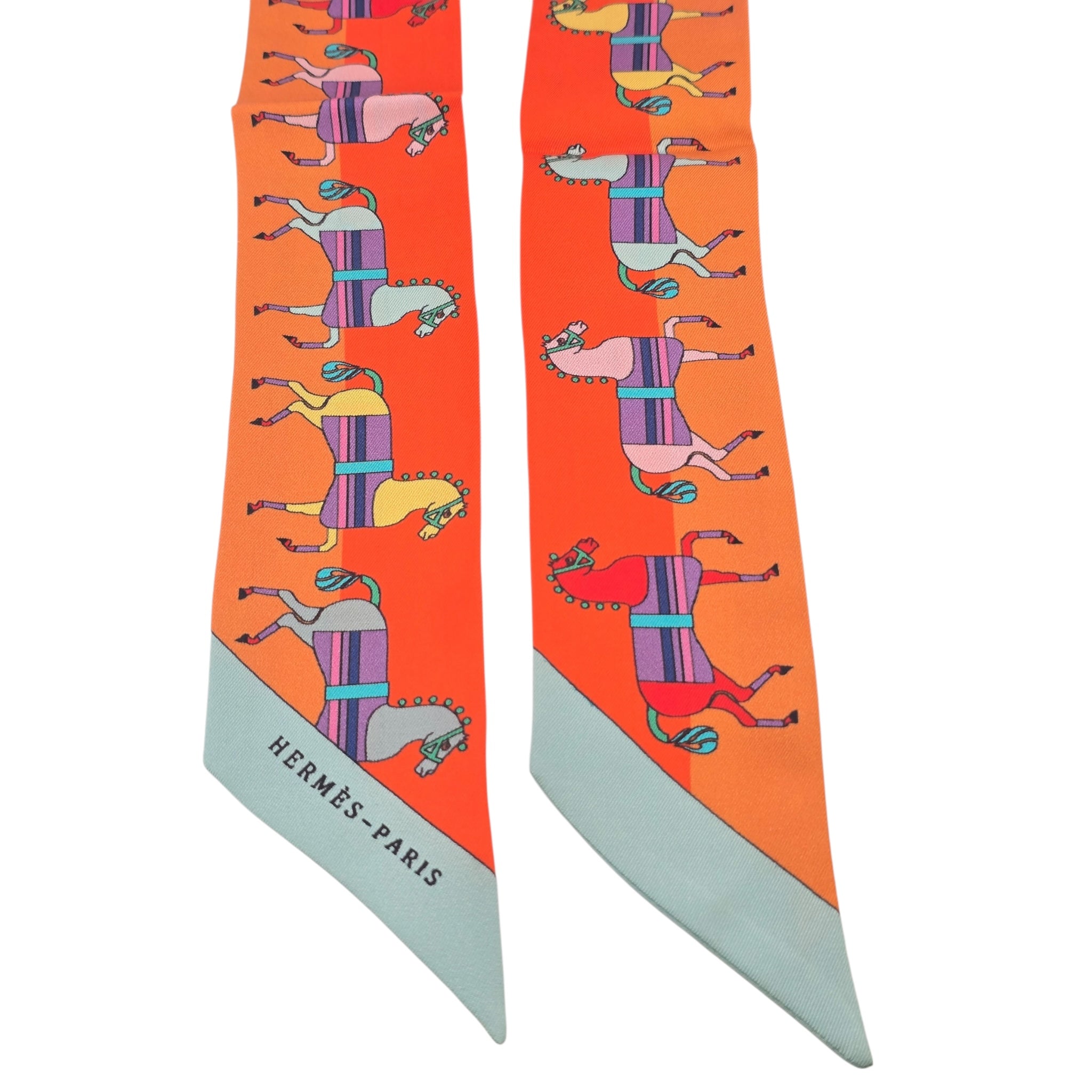 Hermes Silk Racobar Twilly HERMES