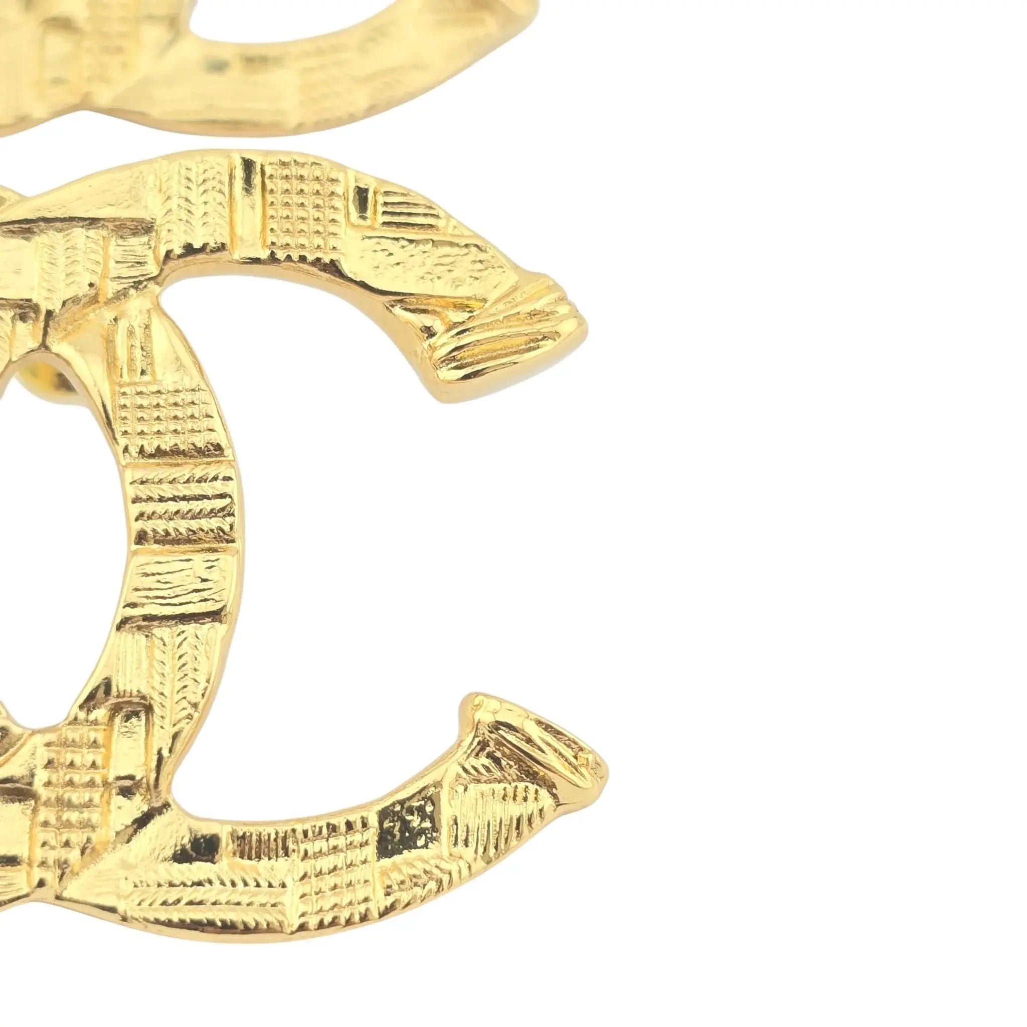 Chanel CC Gold Earrings 2023 CHANEL