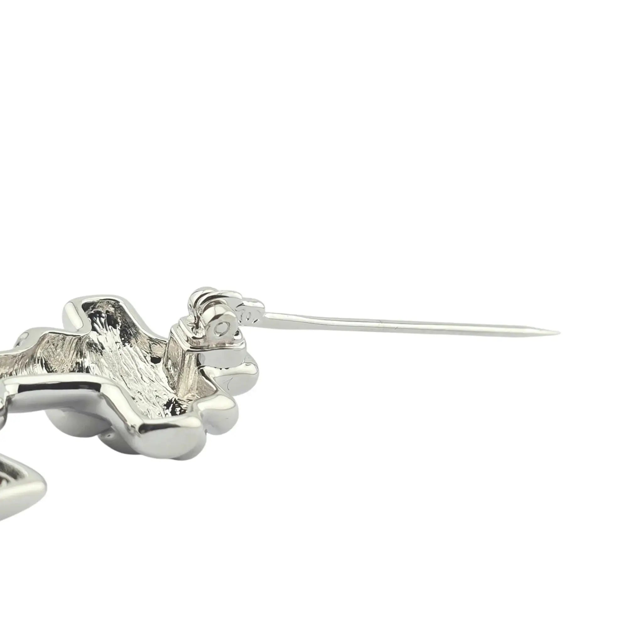 Chanel CC Silver Anchor Brooch 2025 CHANEL