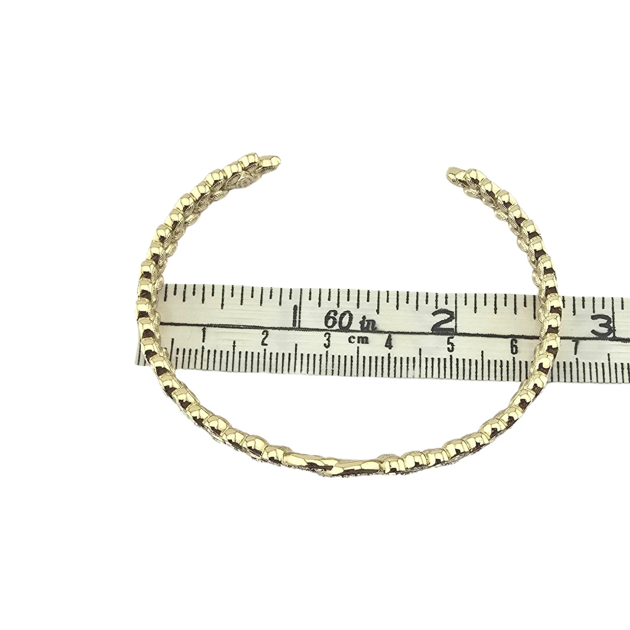 Chanel CC Crystal Bangle 23S CHANEL