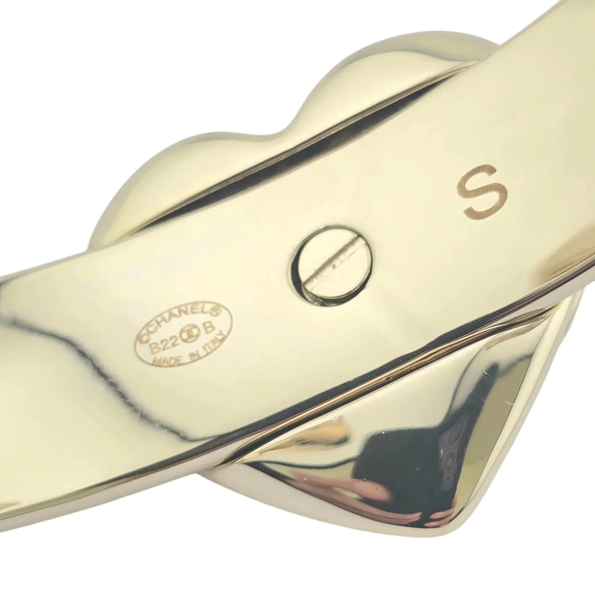 Chanel CC Heart Cuff Bangle 2022 CHANEL