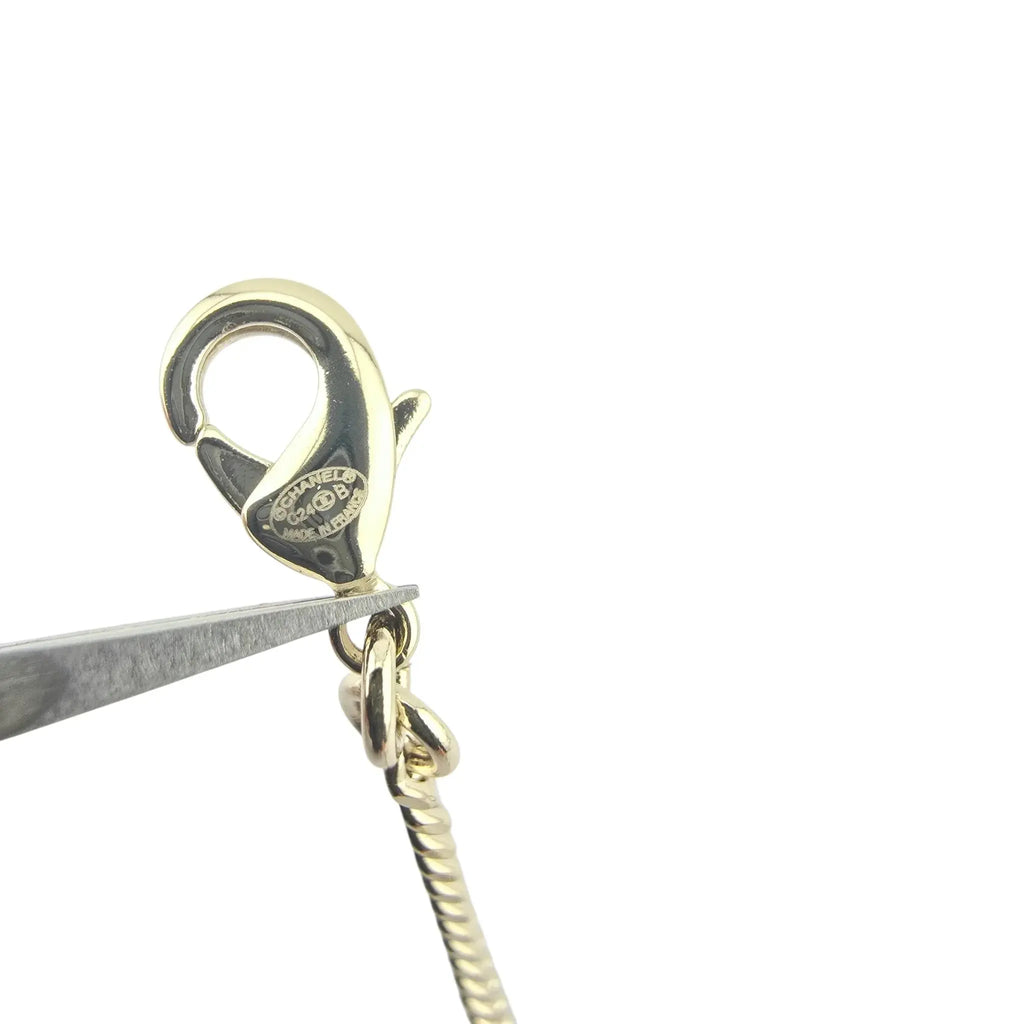 Chanel CC Logo Matelasse Bag Necklace 2024 CHANEL