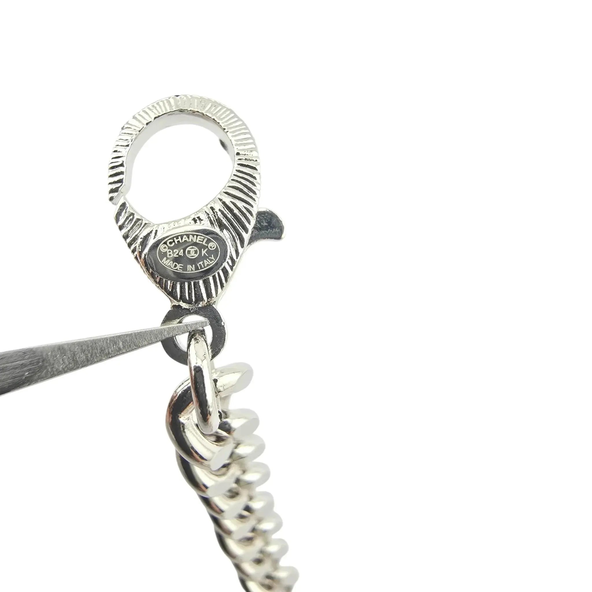 Chanel CC Faux Pearl Choker Necklace 2024 CHANEL