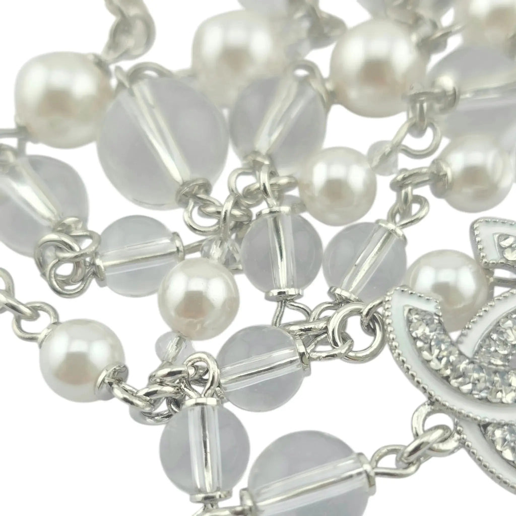 Chanel CC Faux Pearl Long Necklace 2025 CHANEL