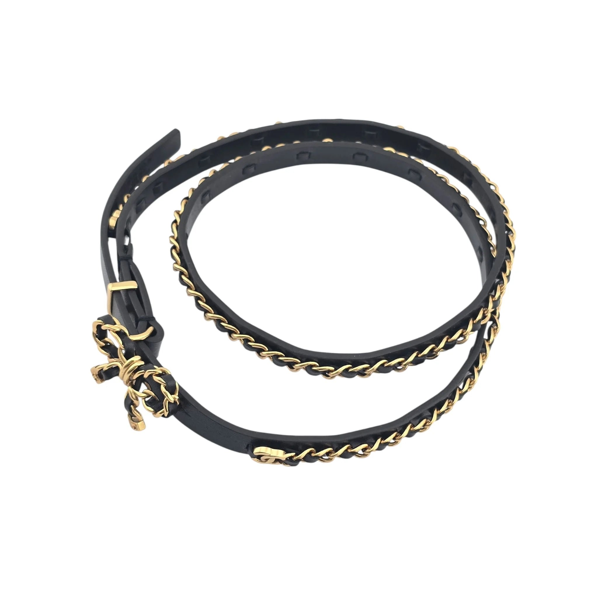 Chanel CC A22 Bow Chain Belt CHANEL