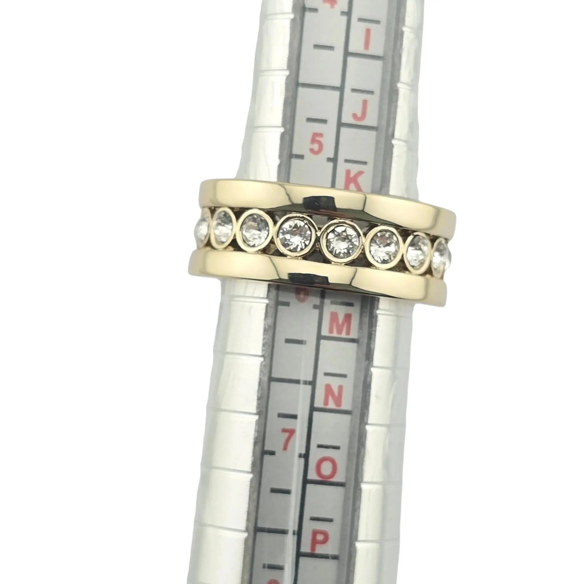 Chanel CC Gold Crystal Ring 2023 CHANEL