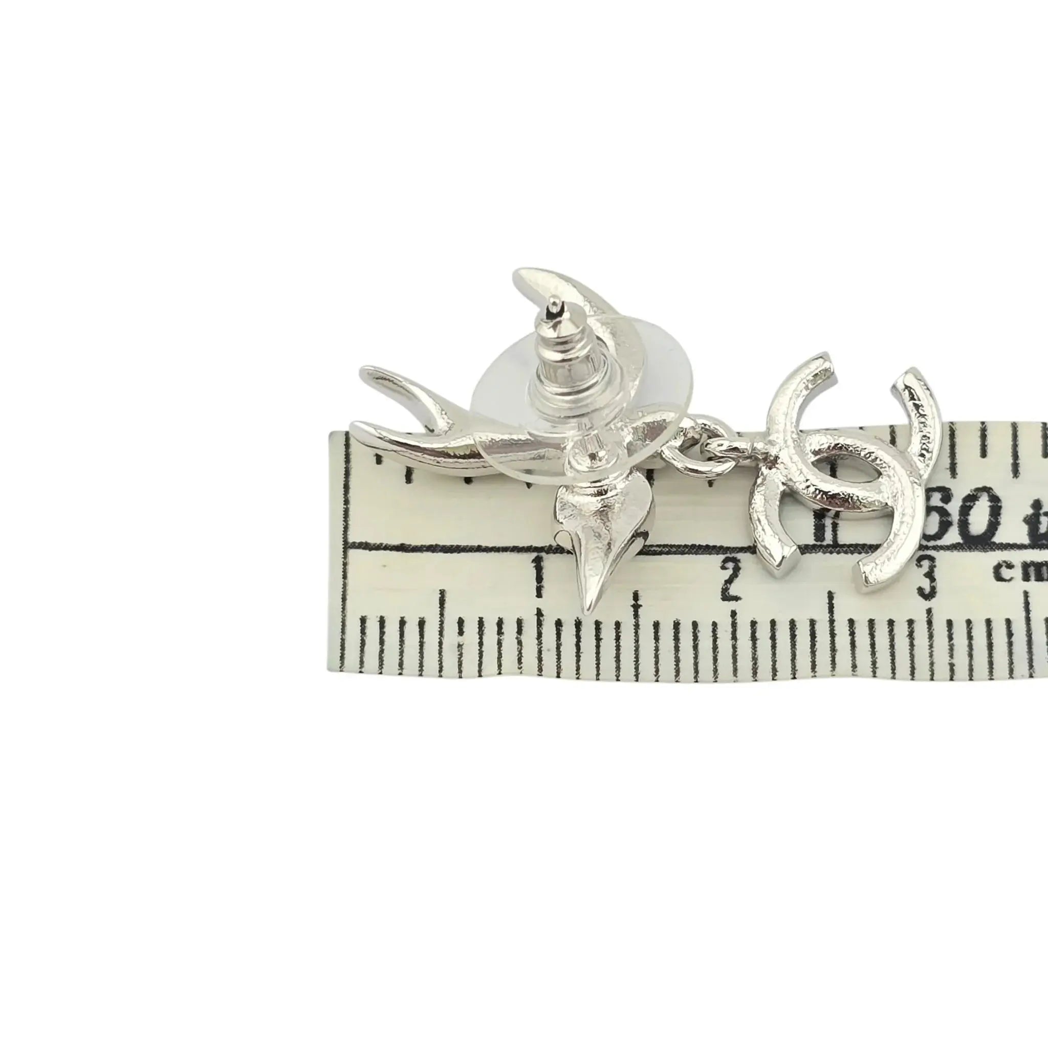 Chanel CC Silver Bird Earrings SS25 CHANEL