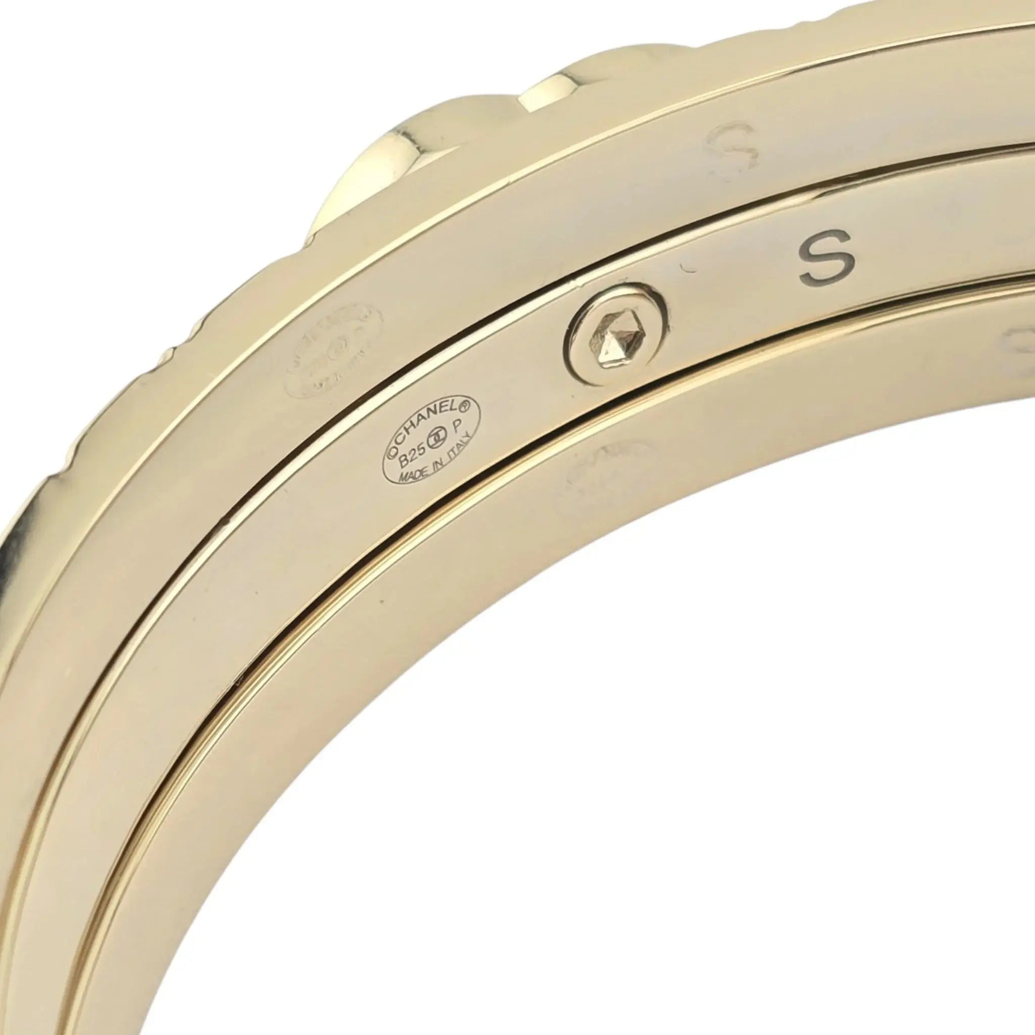 Chanel CC Cuff Bangle Gold Set S 2025 CHANEL