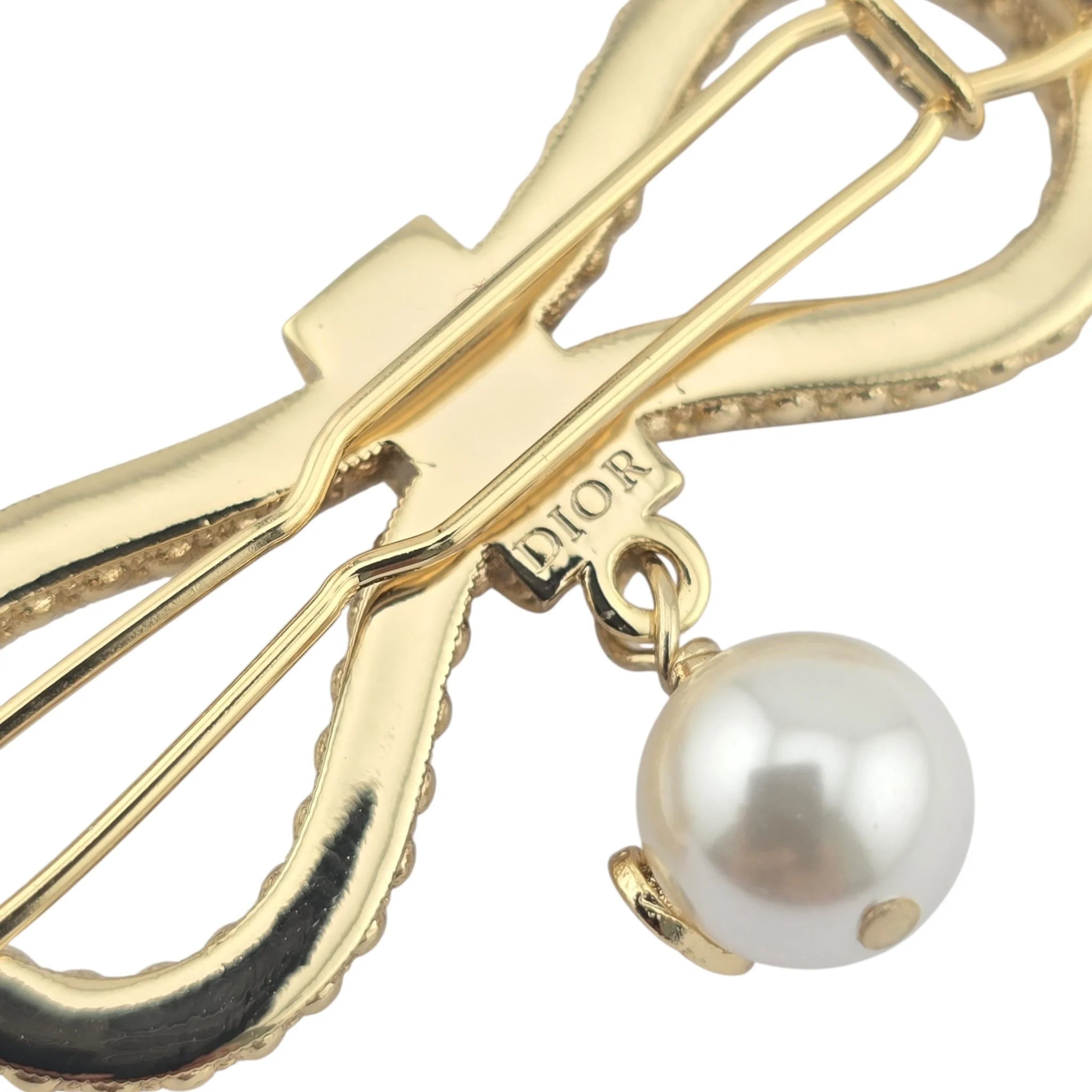 Christian Dior Le Nœud de Dior Bow Hair Barrette Clip DIOR