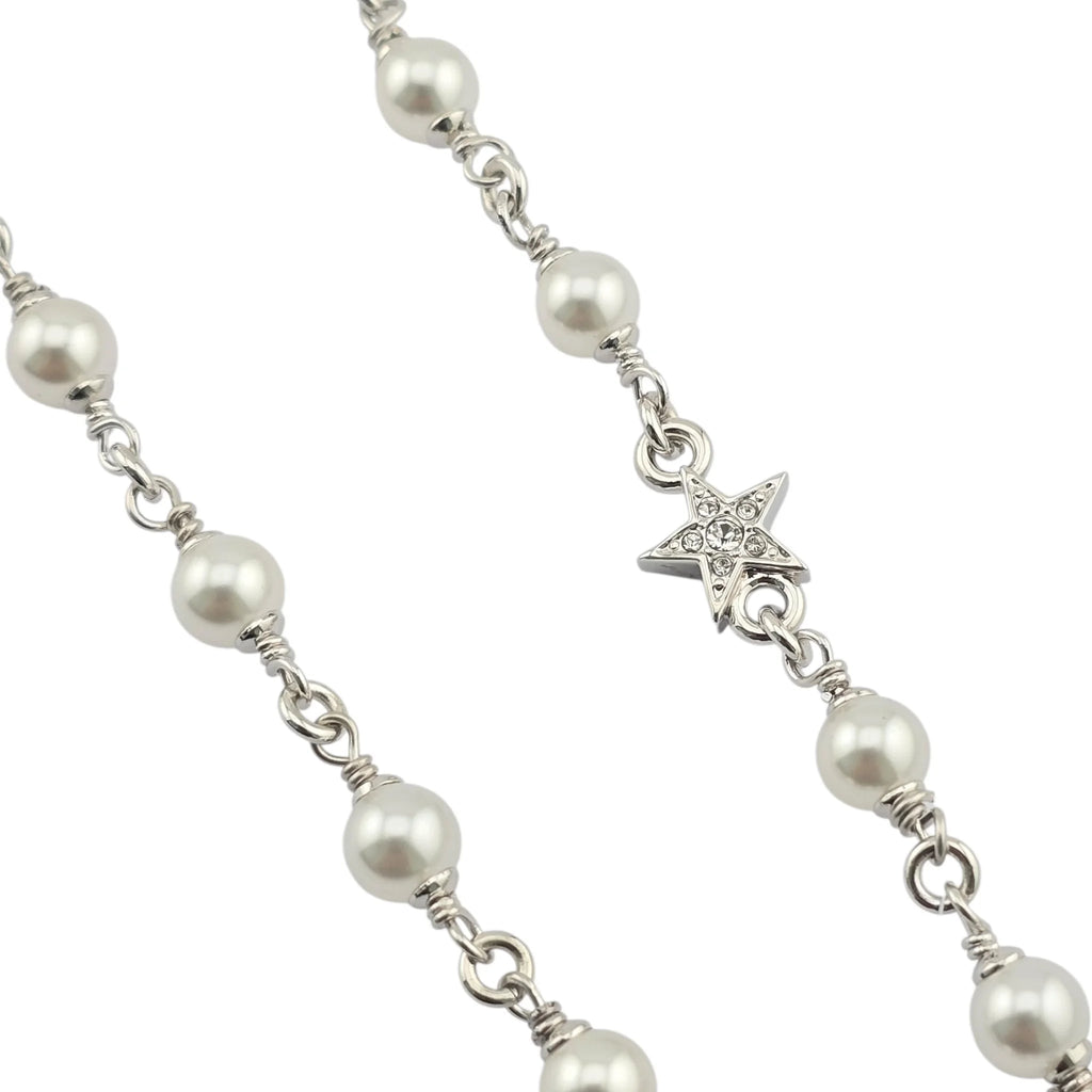 Chanel CC Silver Bird Long Necklace SS25 CHANEL
