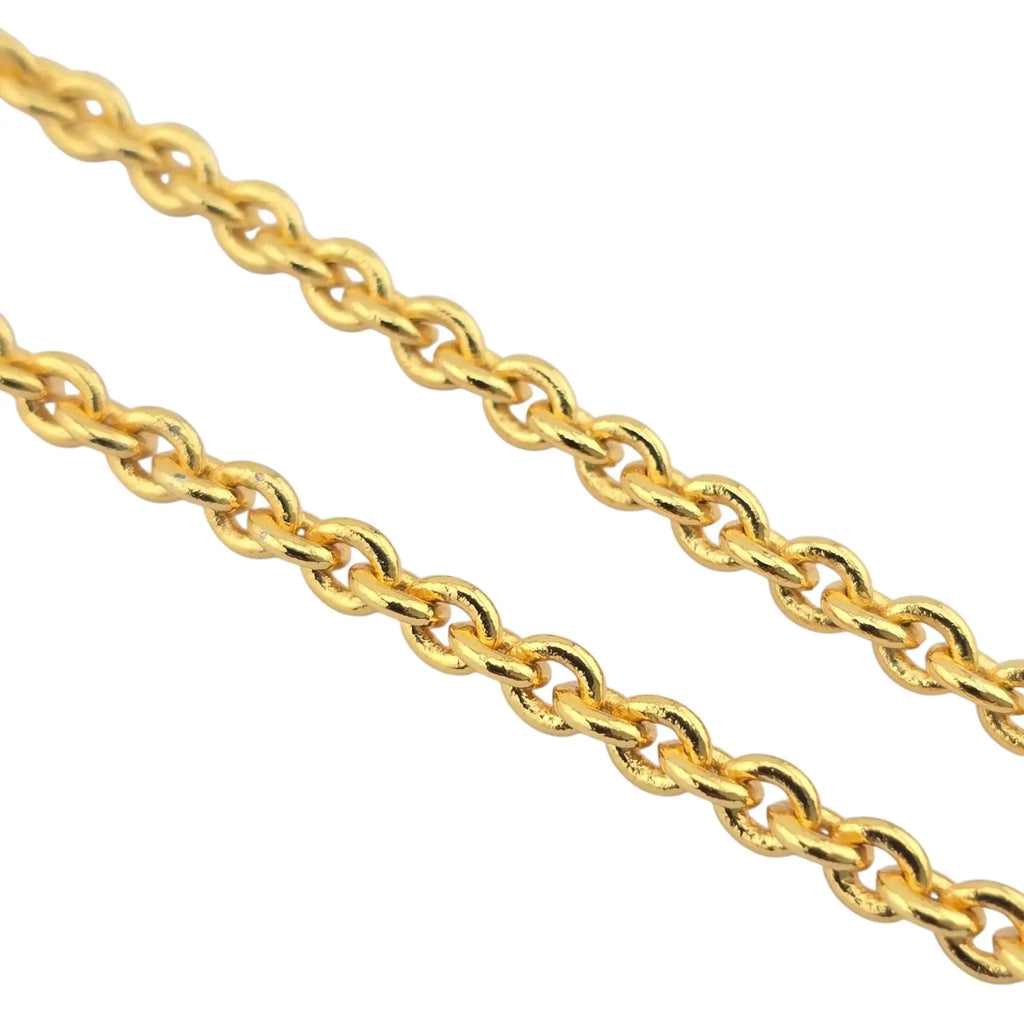 Chanel CC Pendant Gold Black Necklace 2025 CHANEL