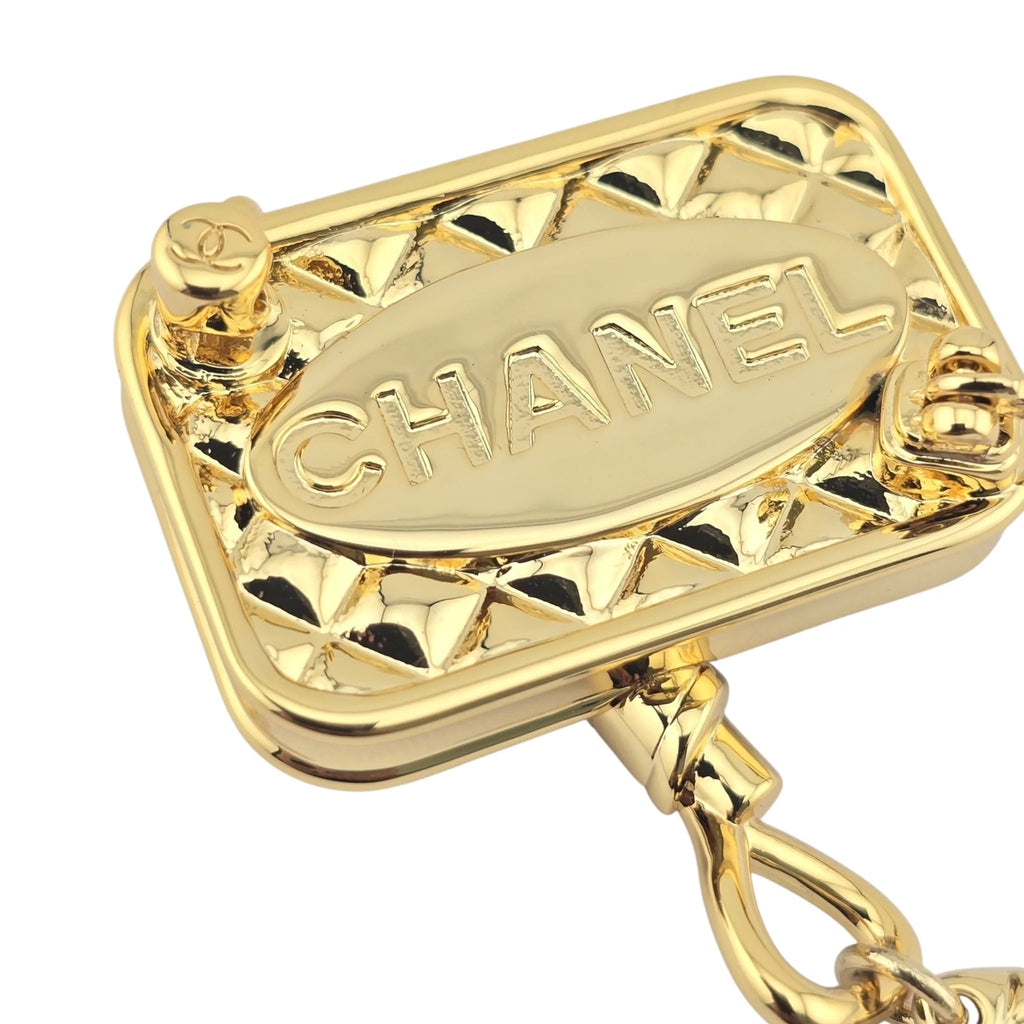 Chanel CC Gold Pearl Brooch 2025 CHANEL