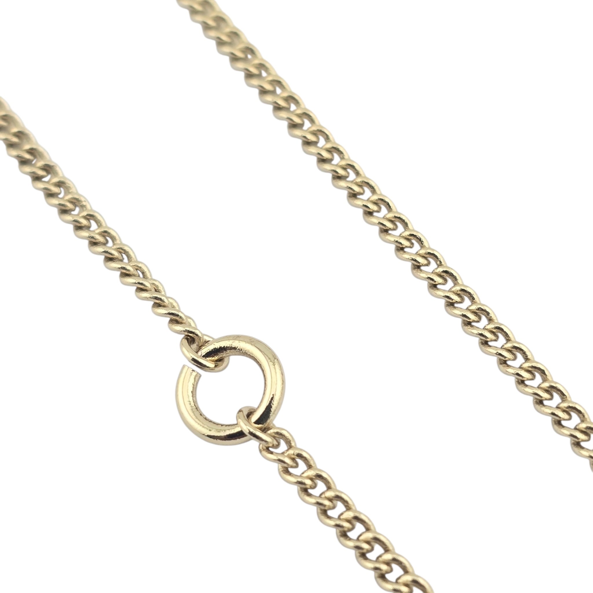 Chanel CC Ball Pendant Gold Necklace 2025 CHANEL