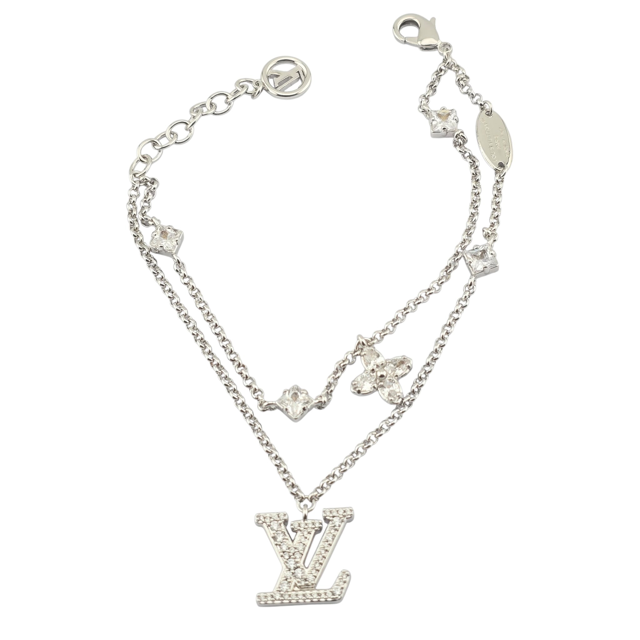 Louis Vuitton Lady LV Silver Bracelet LOUIS VUITTON