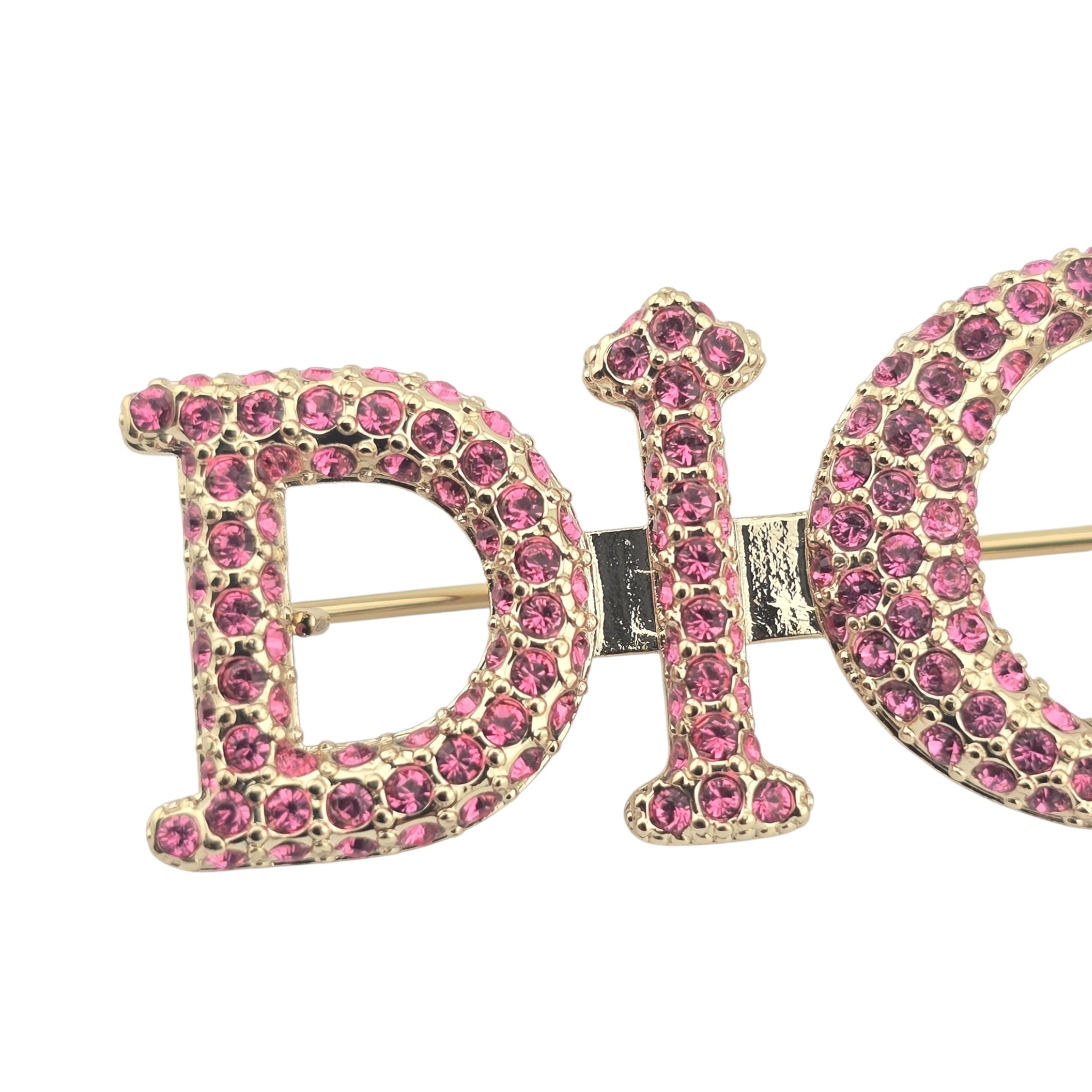 Christian Dior Miss Dior Pink Crystal Brooch 