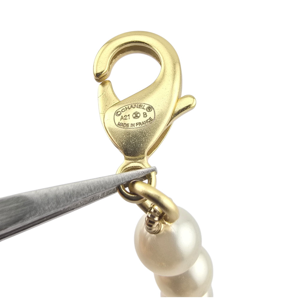 Chanel CC Faux Pearl 100 Anniversary Necklace 2021 CHANEL