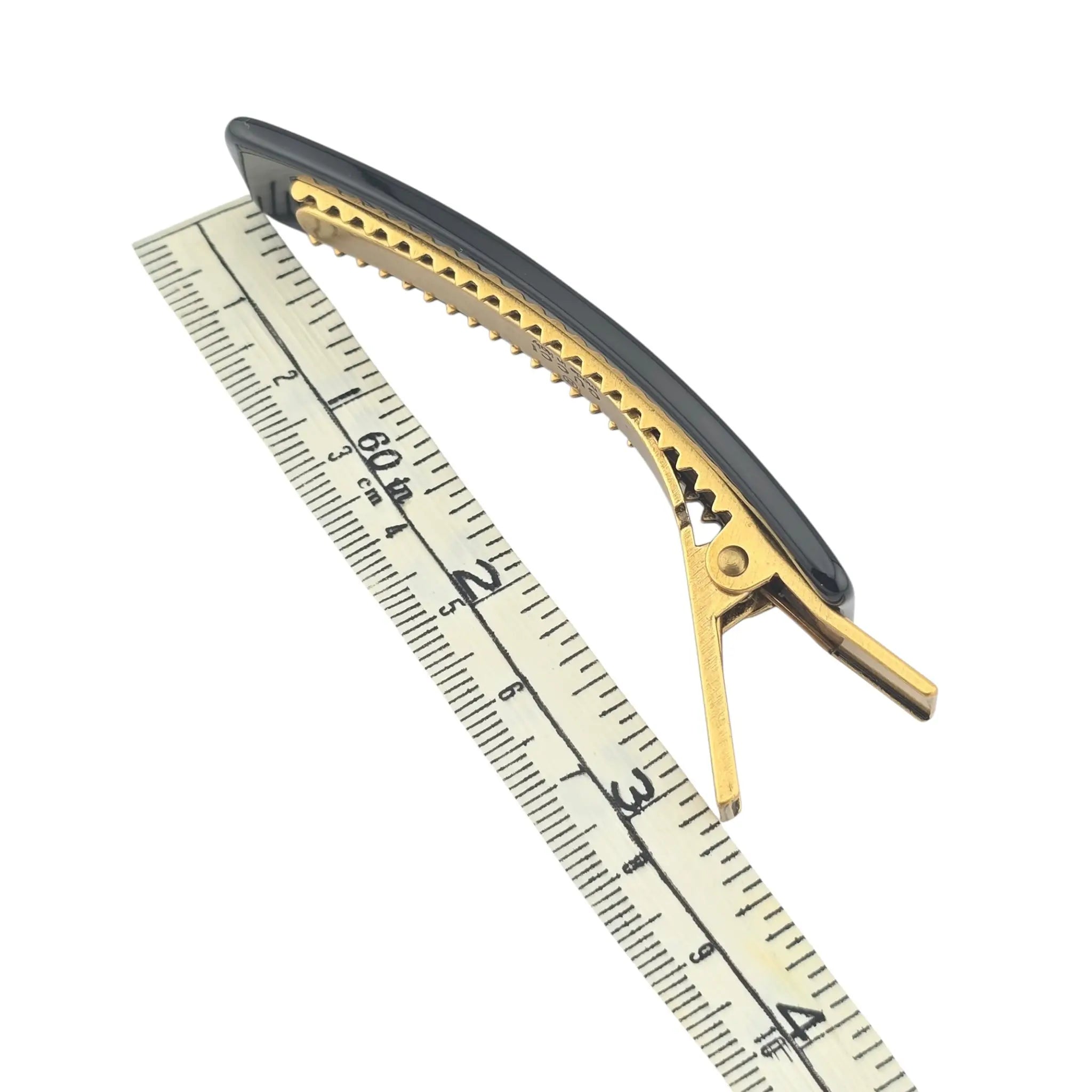 GUCCI GG Resin Crystal Star Hair Clip Black GUCCI