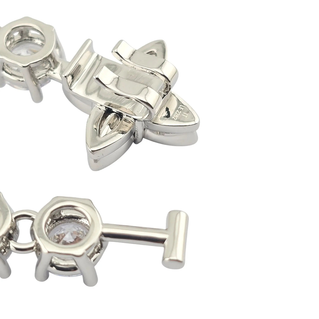 Louis Vuitton LV Crystal Silver Bracelet LOUIS VUITTON