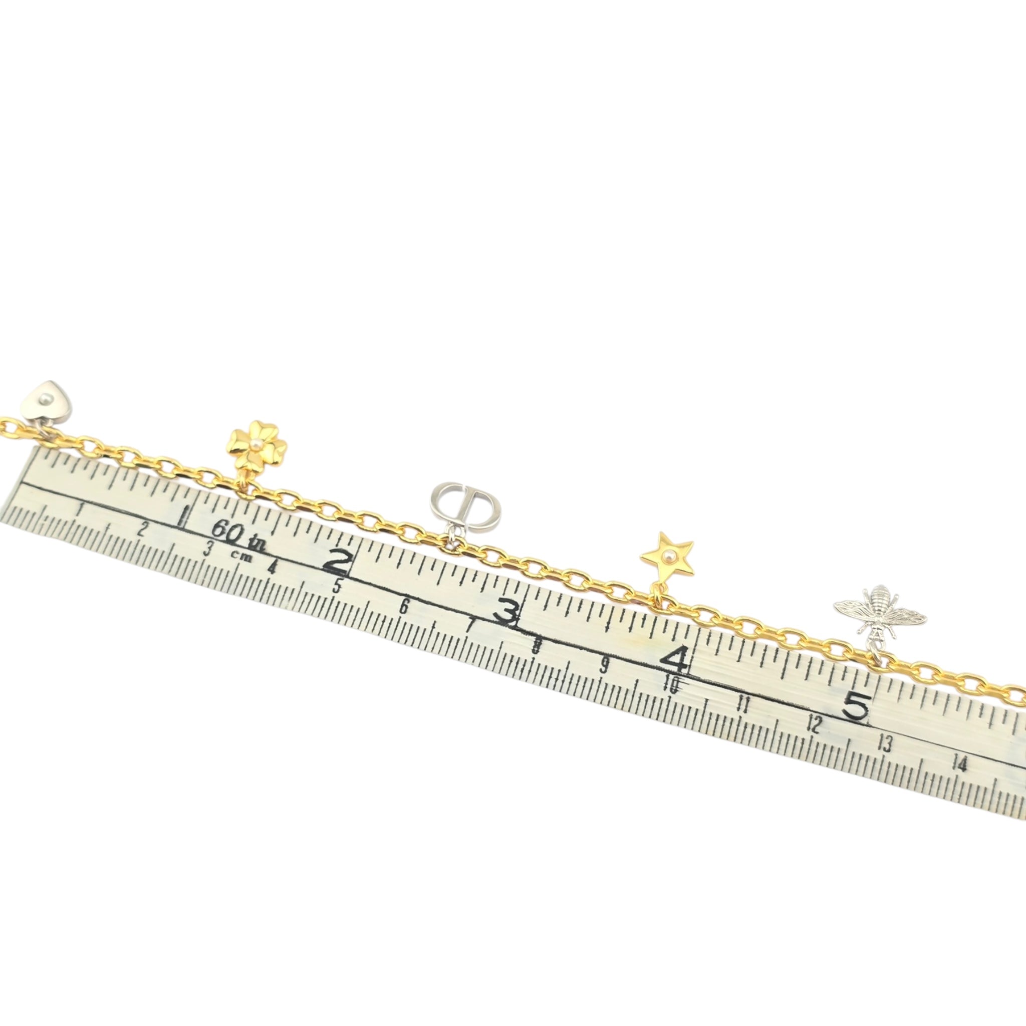 Christian Dior Petit CD Lucky Charms Necklace