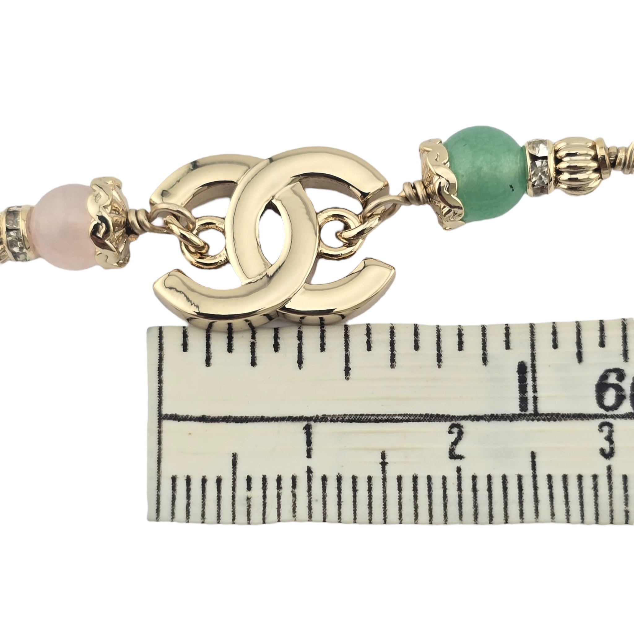 Chanel CC Faux Pearl Bracelet C25