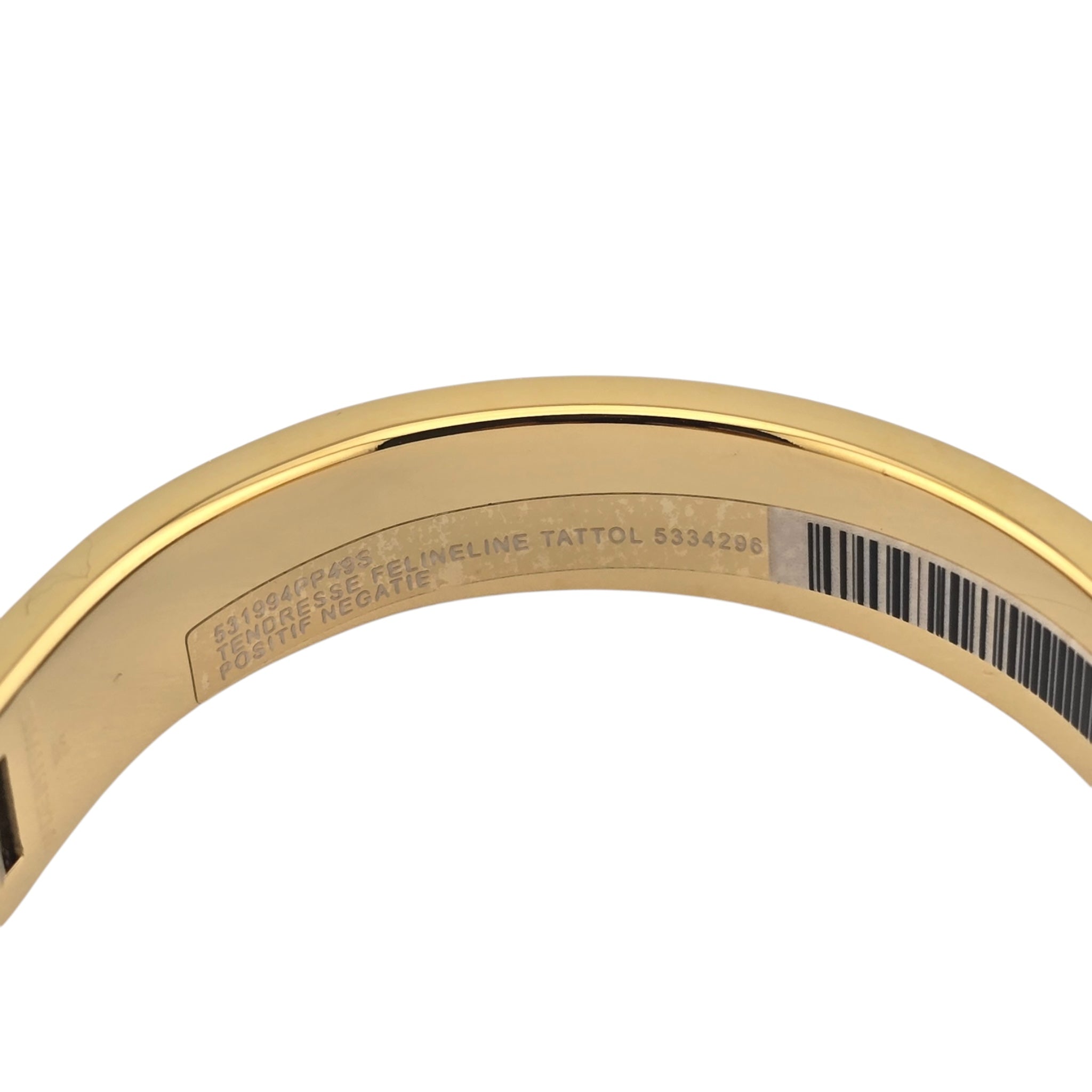 Hermes Clic H Bracelet Navy Blue Gold GM