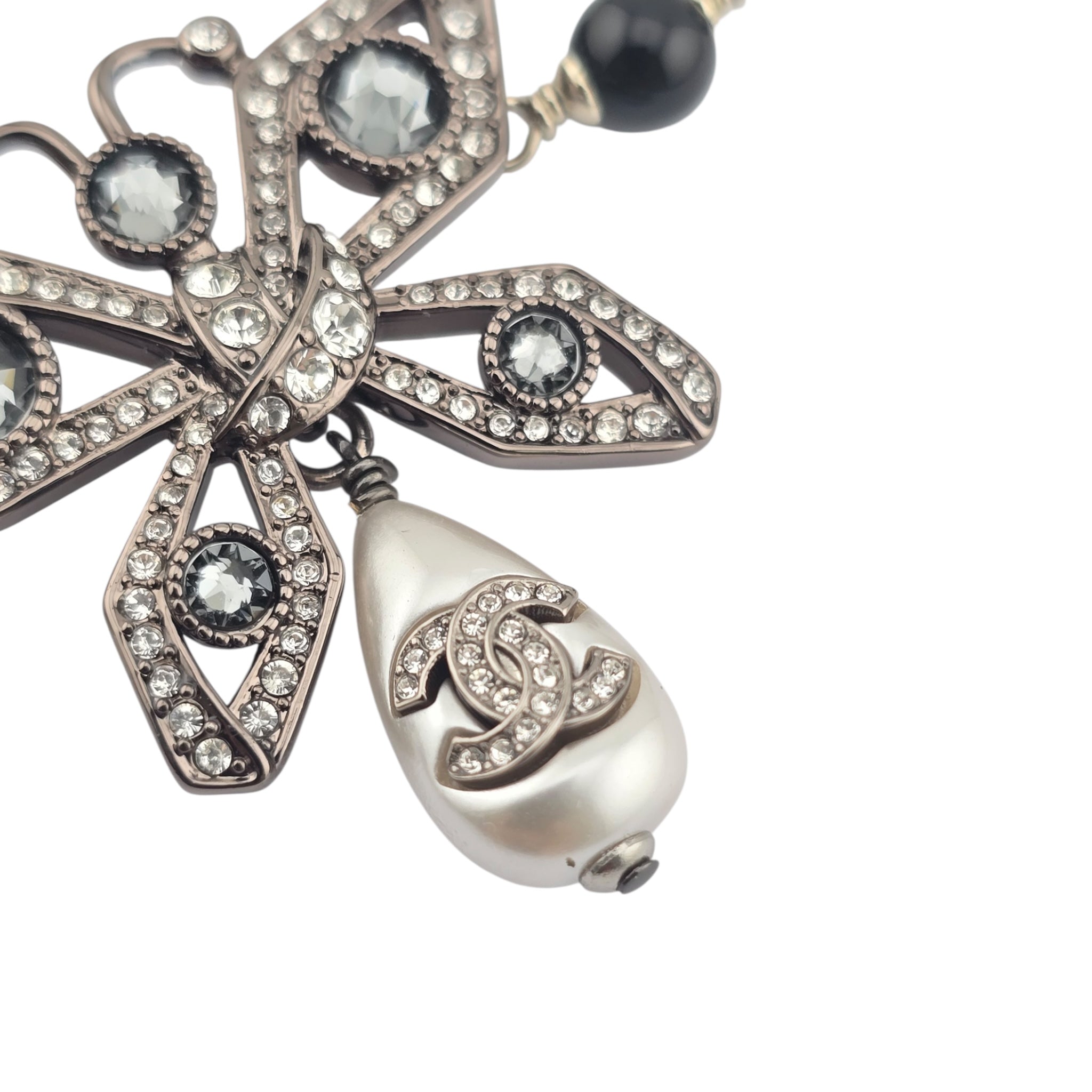 Chanel CC Butterfly Ruthenium Gold Bracelet B25