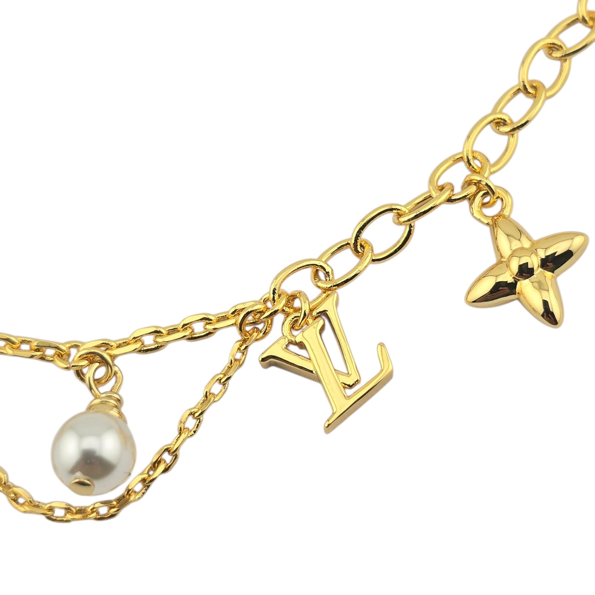 Louis Vuitton LV Metal Monogram Blooming Supple Bracelet LOUIS VUITTON