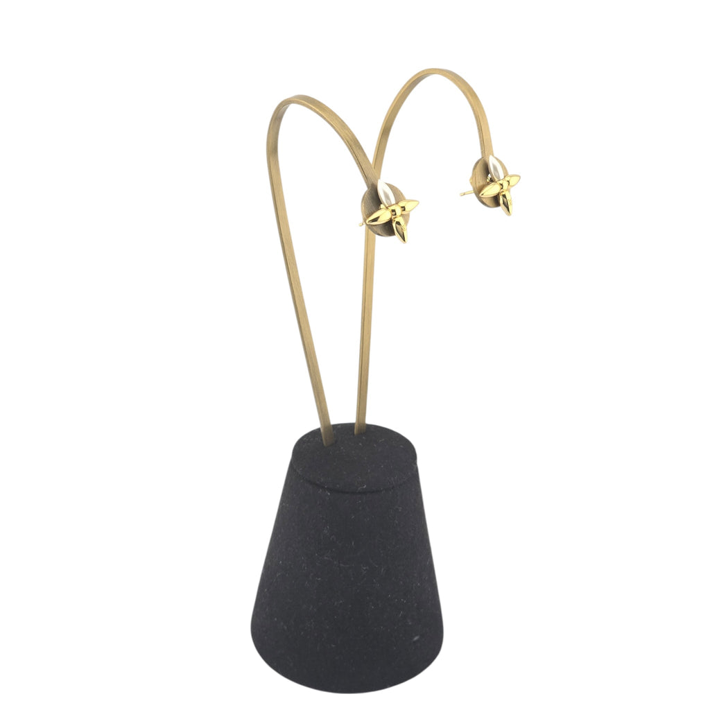 Louis Vuitton LV Louisette Gold Earrings LOUIS VUITTON