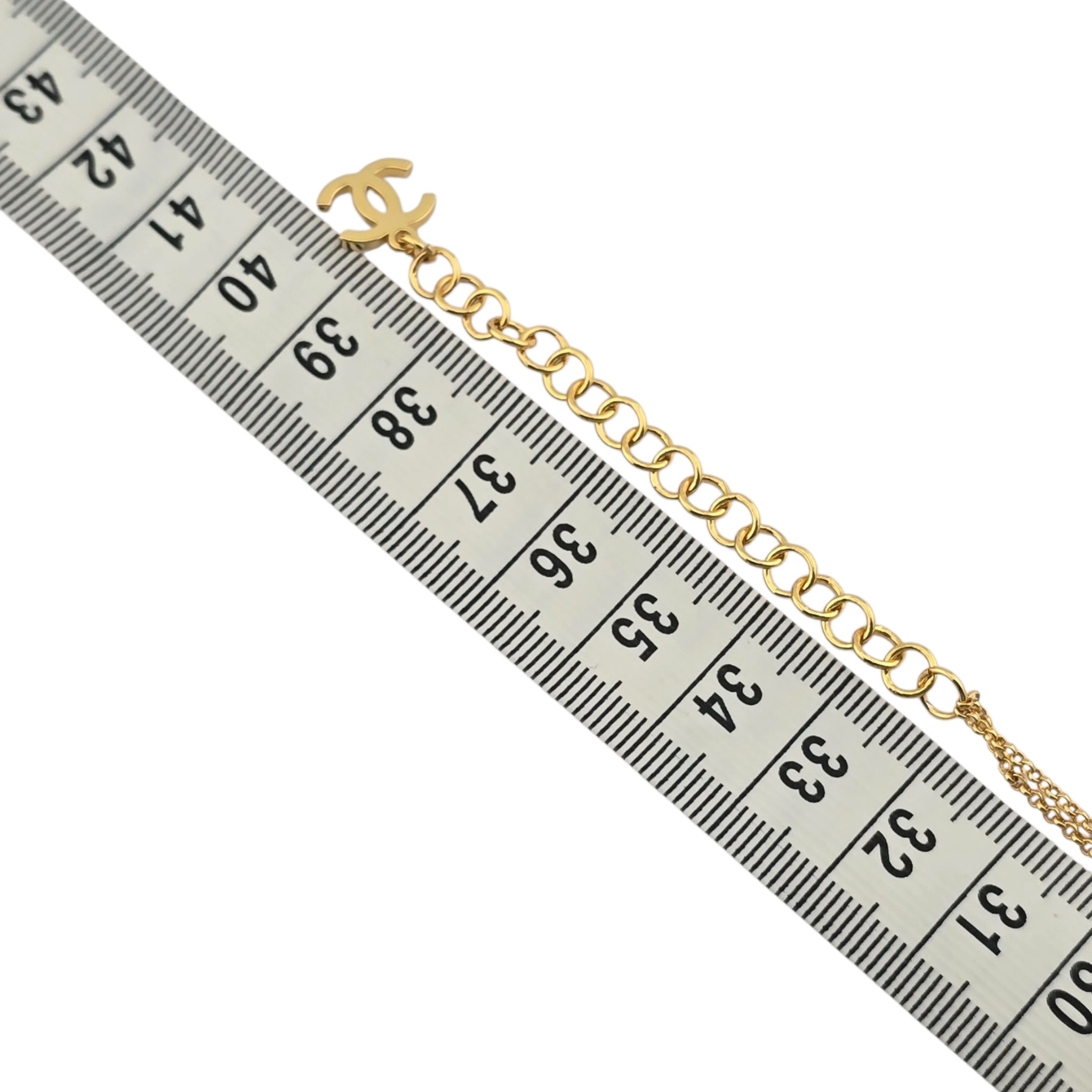 Chanel CC Round Enamel Pendant Choker Necklace 2024 CHANEL