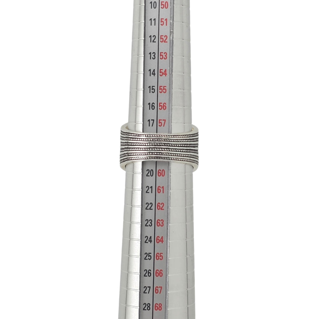 GUCCI Interlocking G Flower Sterling Silver Ring GUCCI