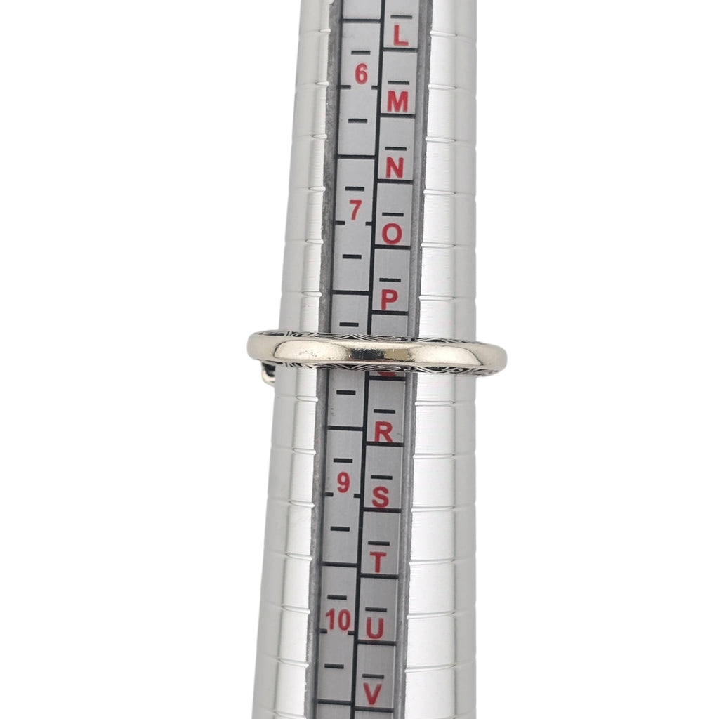 GUCCI GG Marmont Key Motif Silver Ring GUCCI