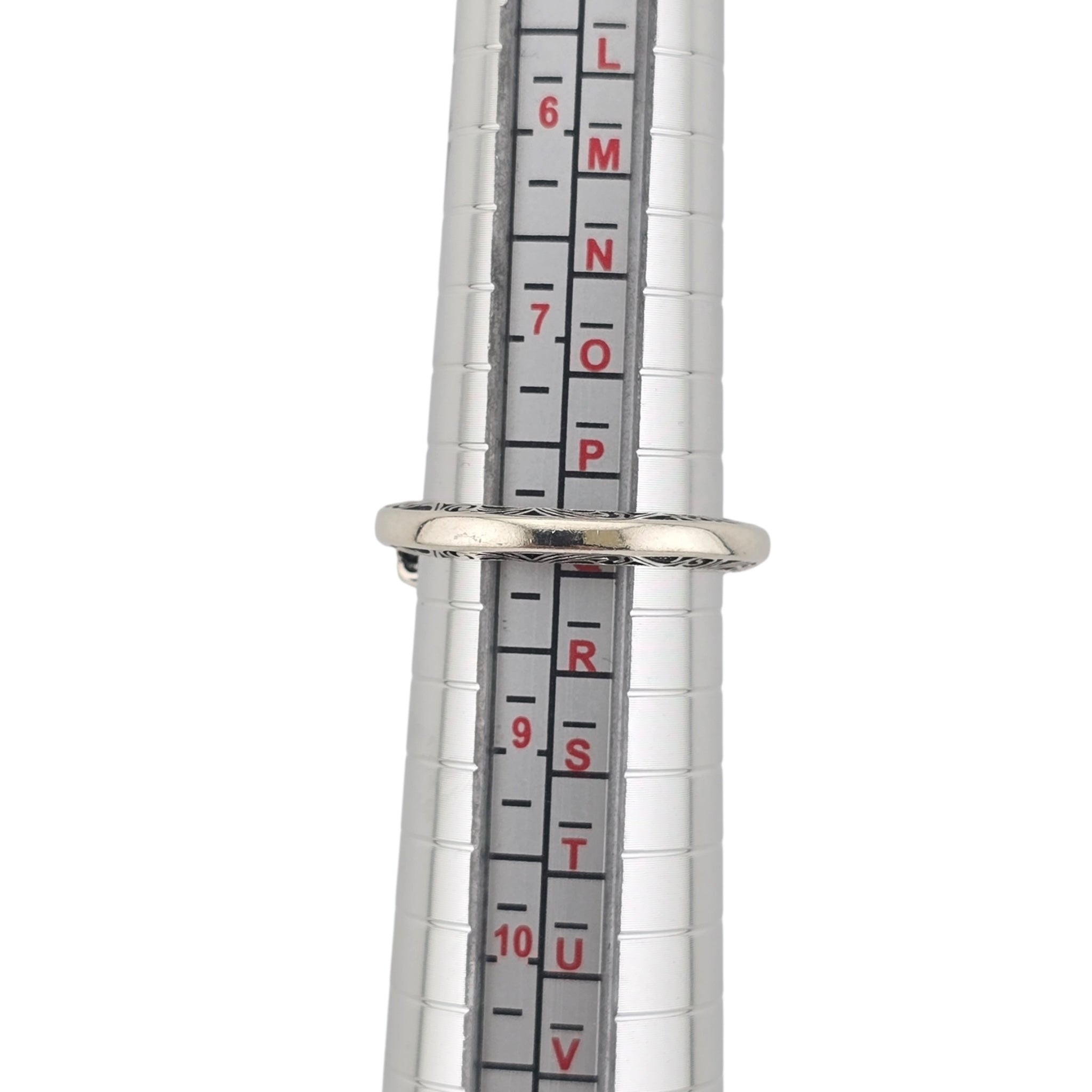 GUCCI GG Marmont Key Motif Silver Ring GUCCI