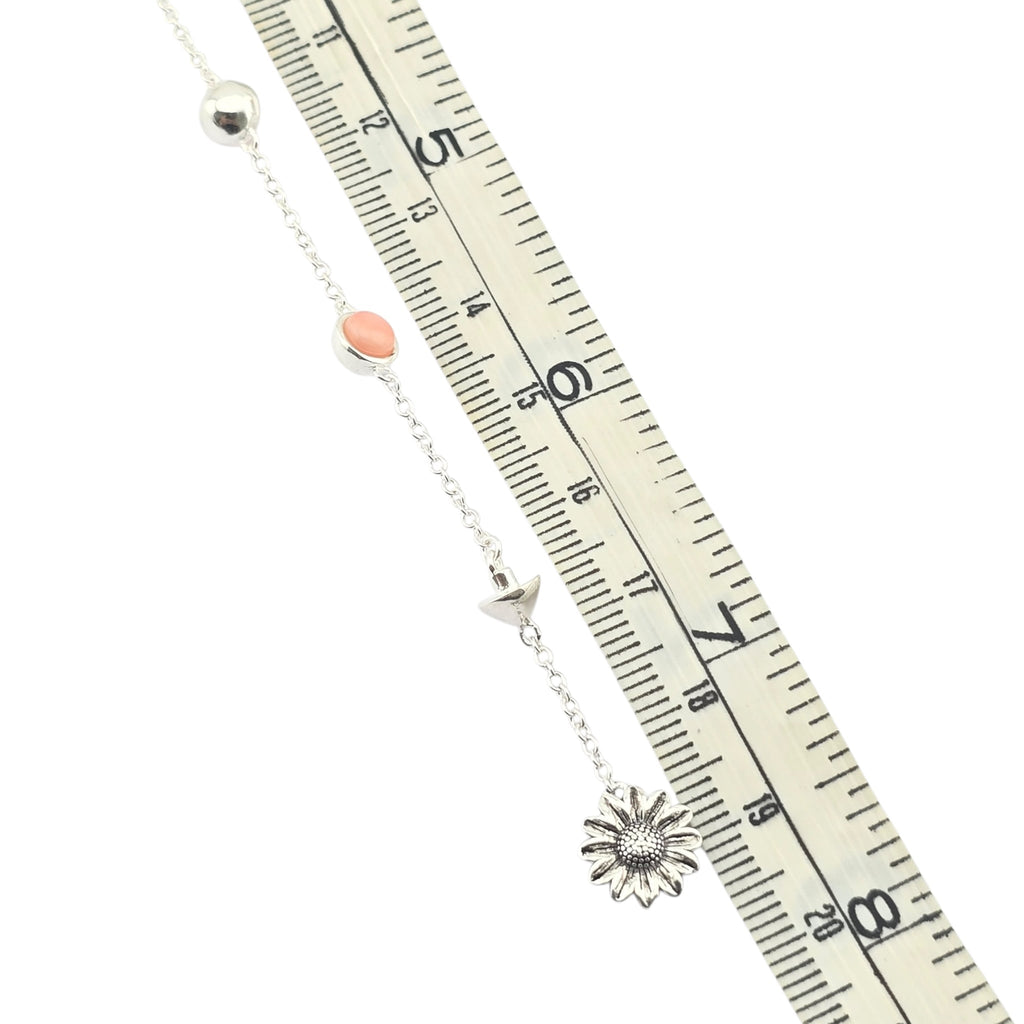 GUCCI GG Marmont Sterling Silver Pink Mother of Pearl Bracelet GUCCI