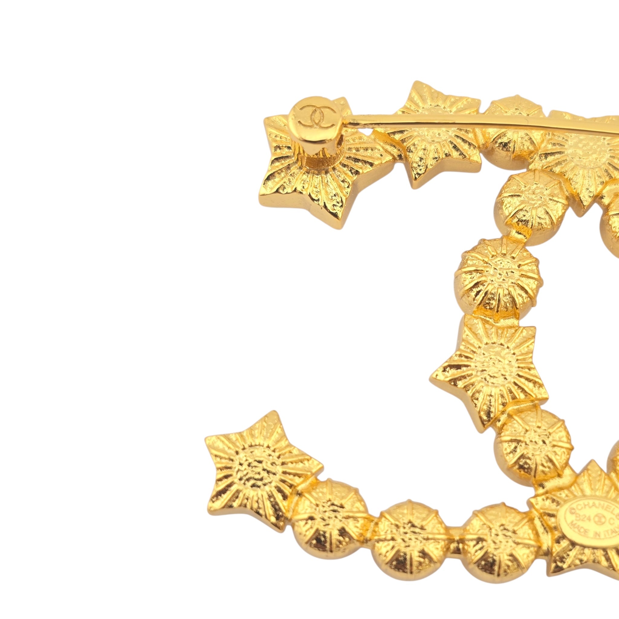 Chanel CC Gold Star Brooch 2024 CHANEL
