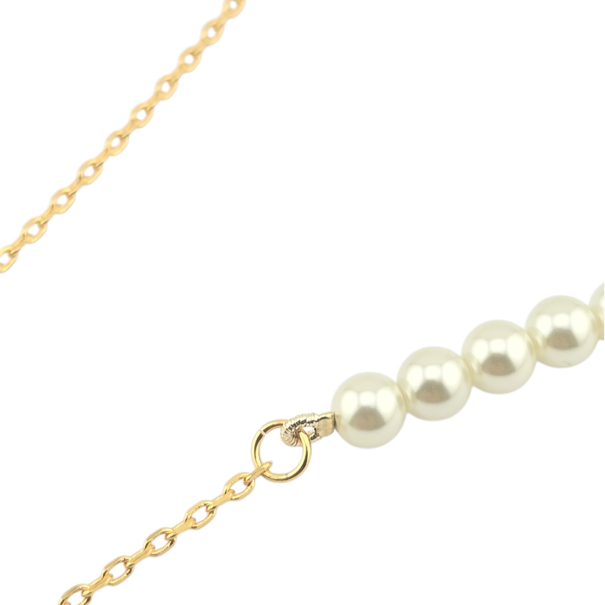 Christian Dior D-Dice Faux Pearl Necklace DIOR