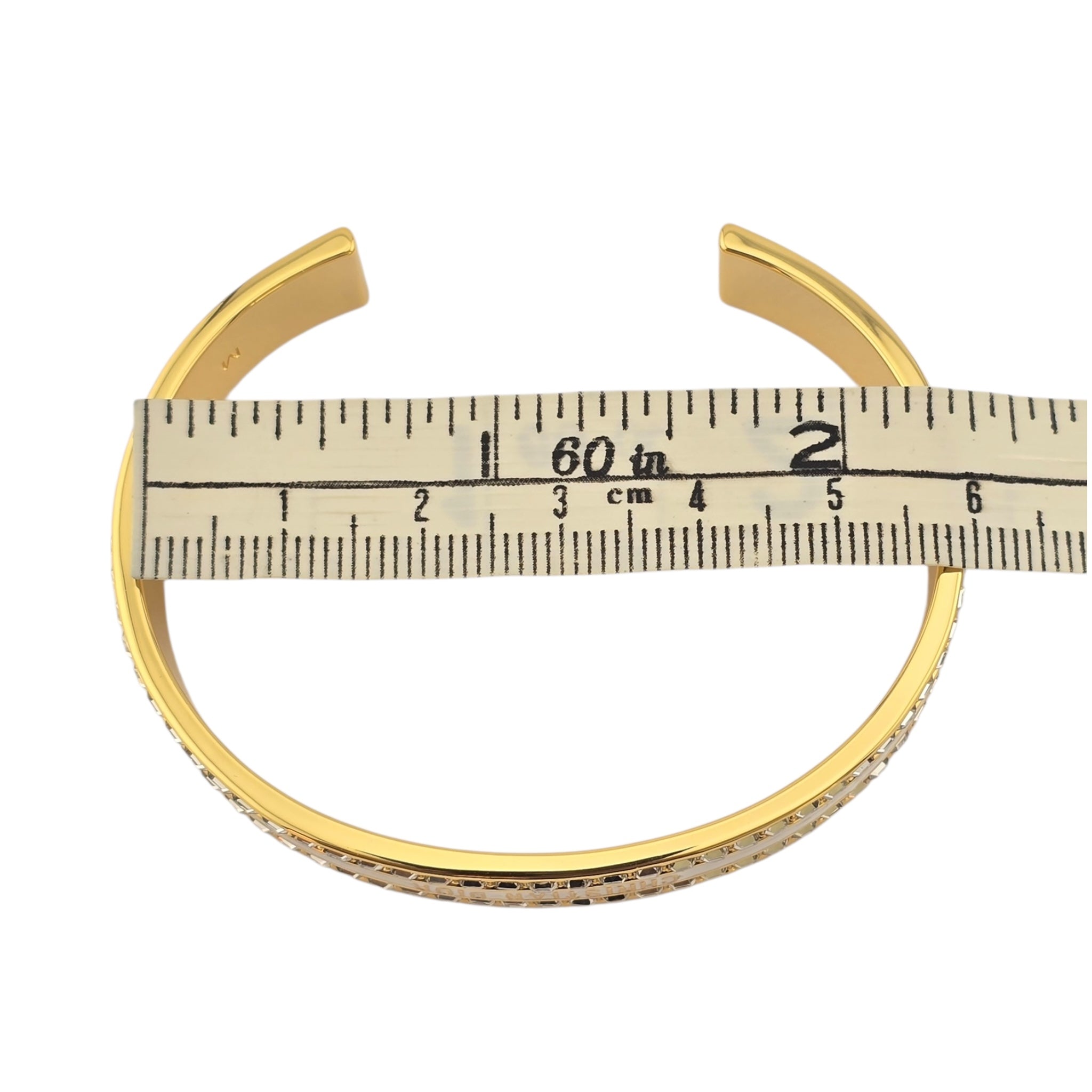 Christian Dior Code Bangle White Enamel Bracelet DIOR