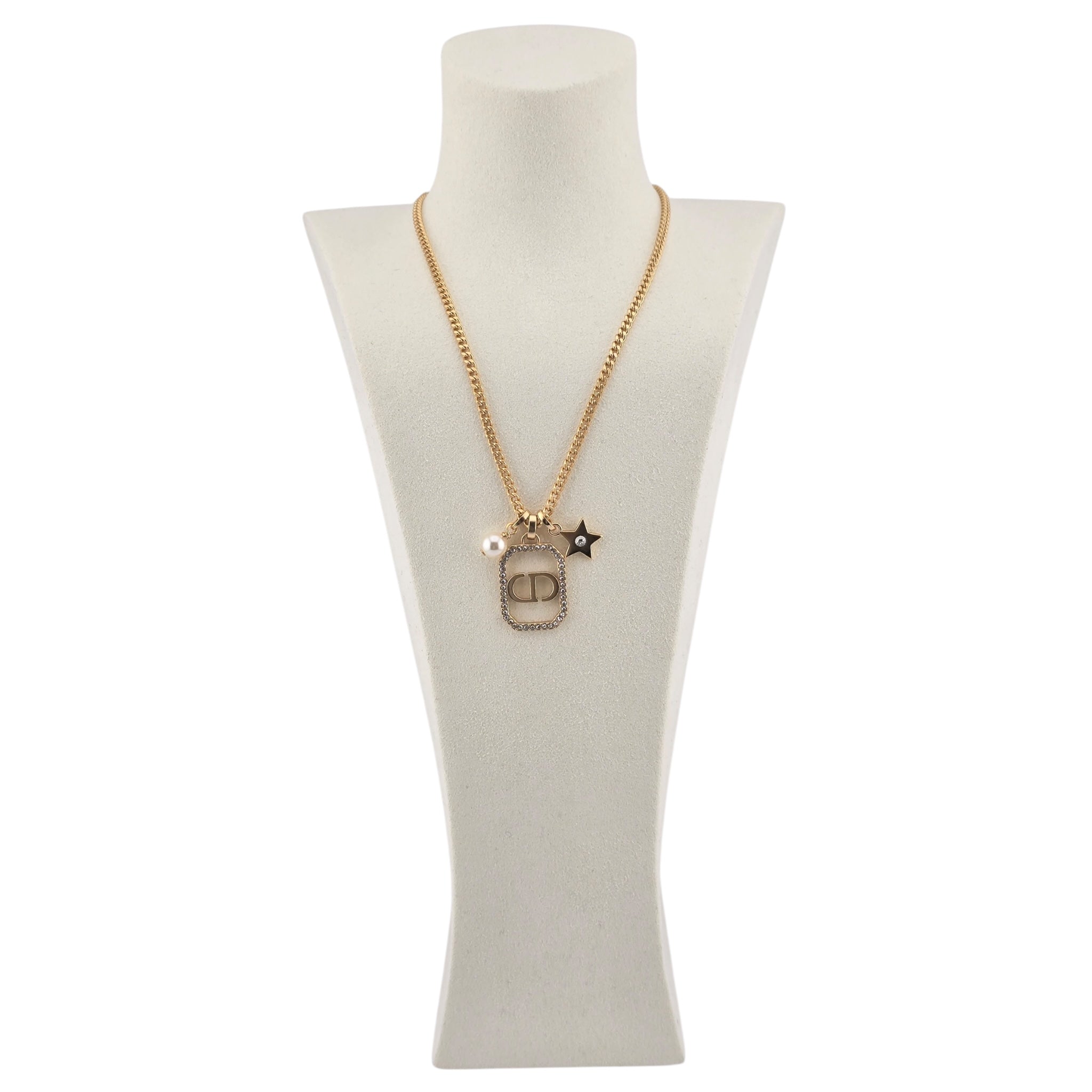 Christian Dior CD Pendant Necklace CHANEL