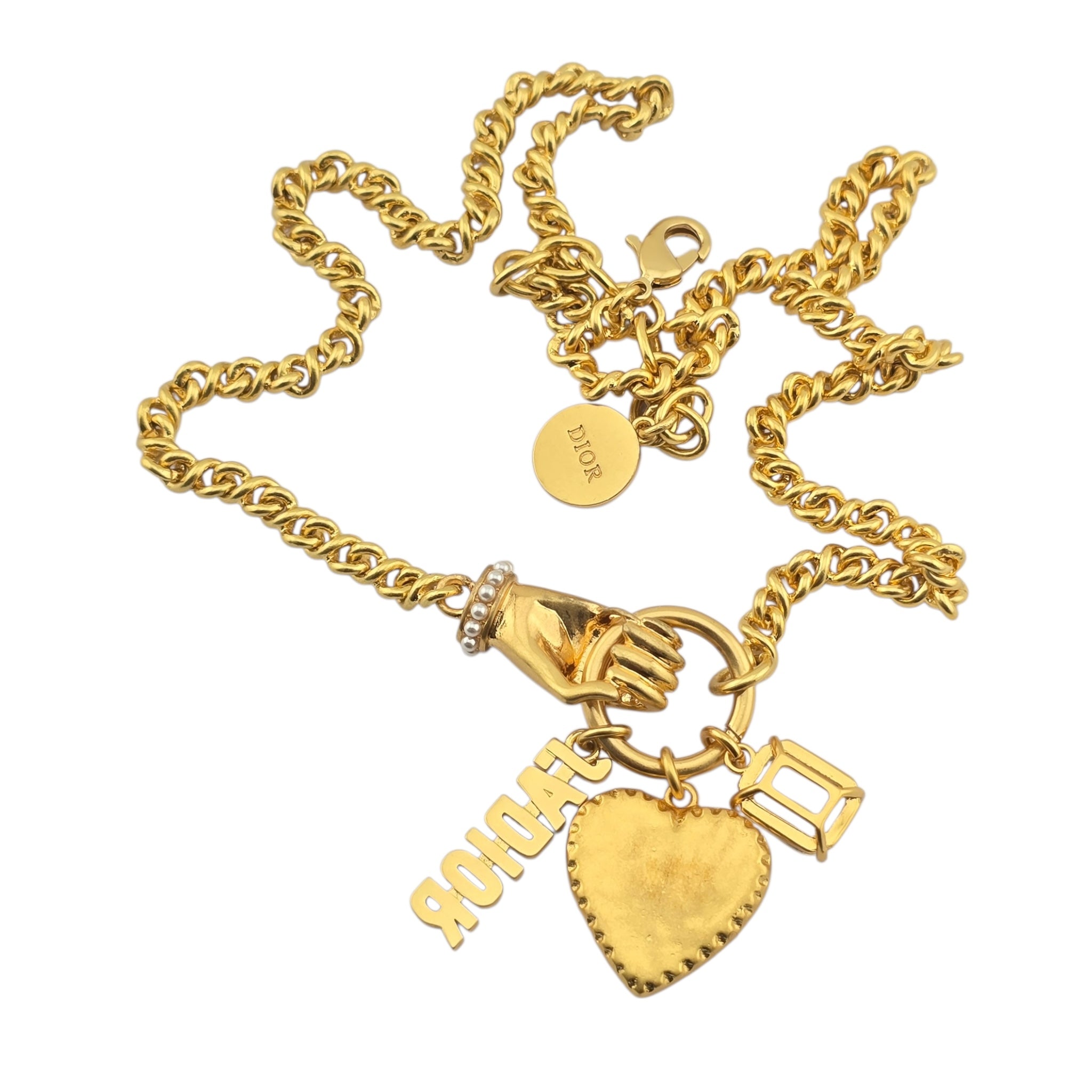 Christian Dior CD Gold J'Adior Necklace