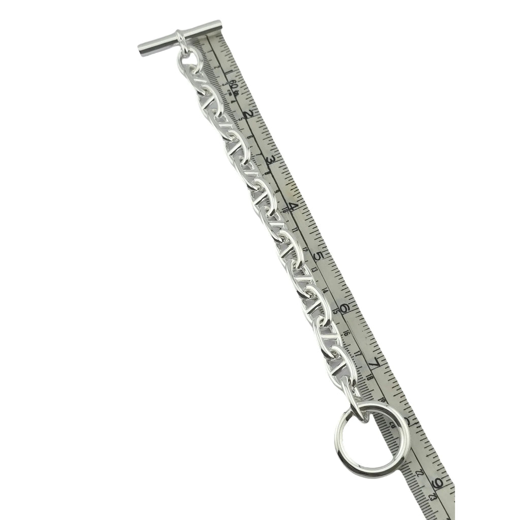 Hermès Chaine D'Ancre Bracelet Silver Large Model HERMES