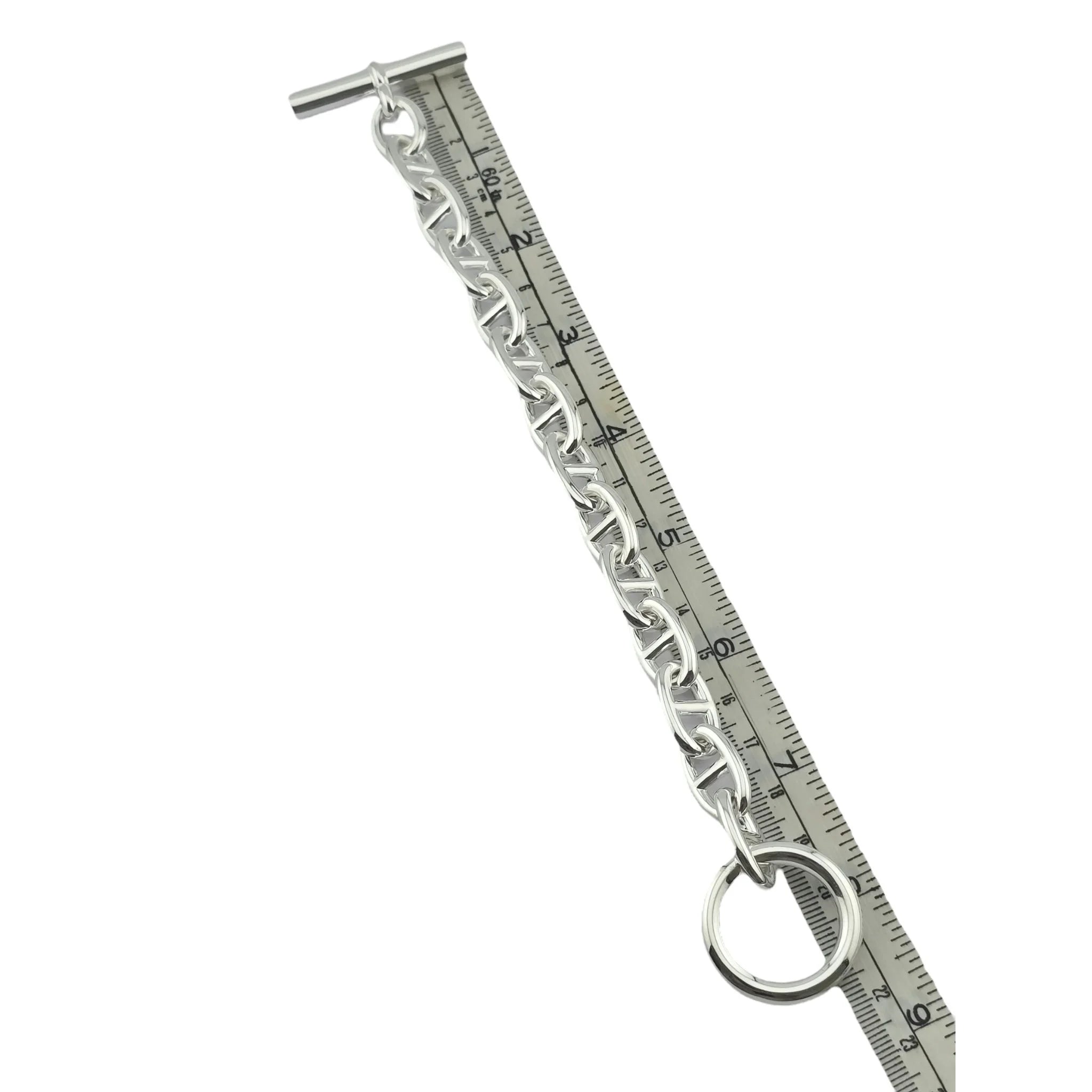 Hermès Chaine D'Ancre Bracelet Silver Large Model HERMES