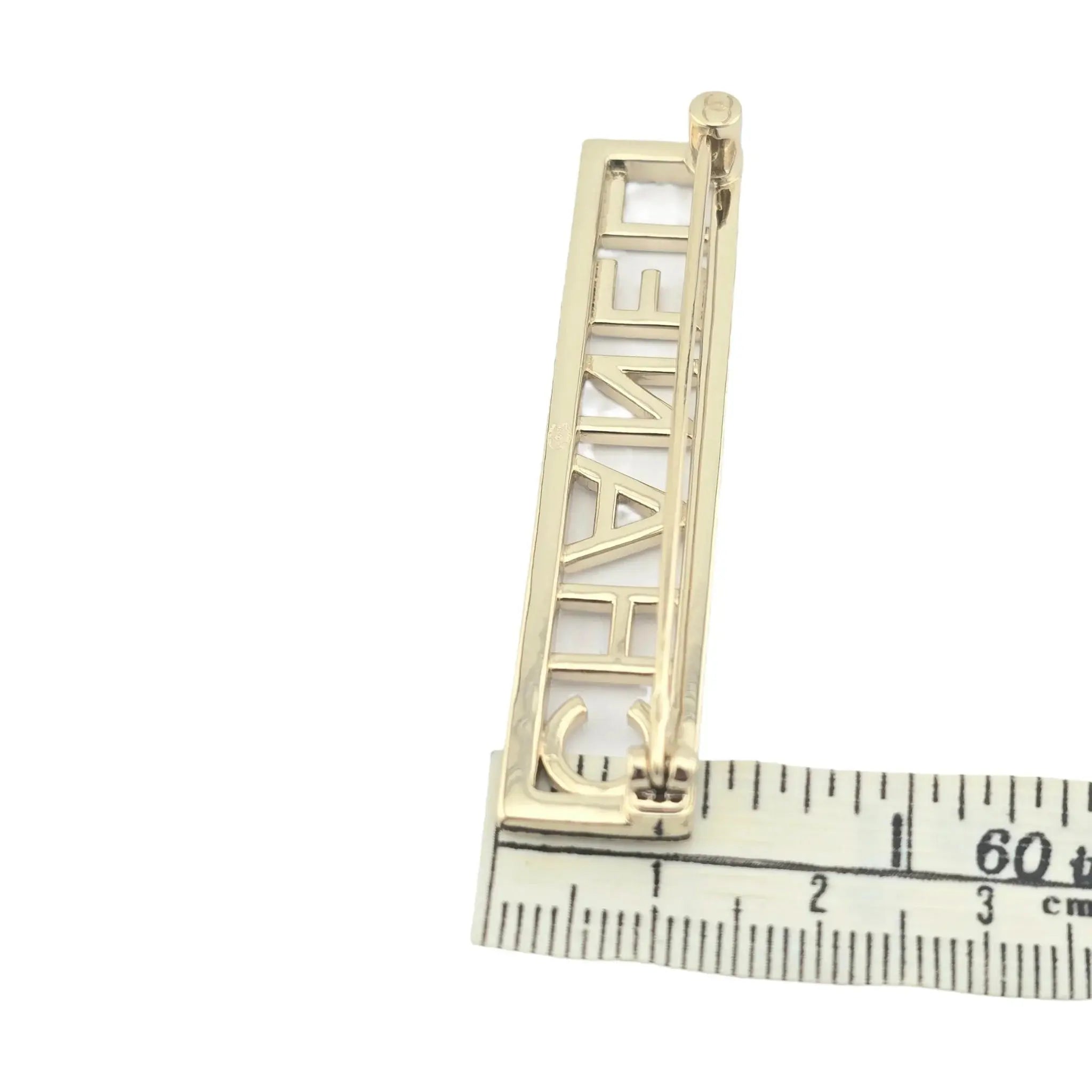 Chanel CC Logo Crystal Brooch 2025 CHANEL